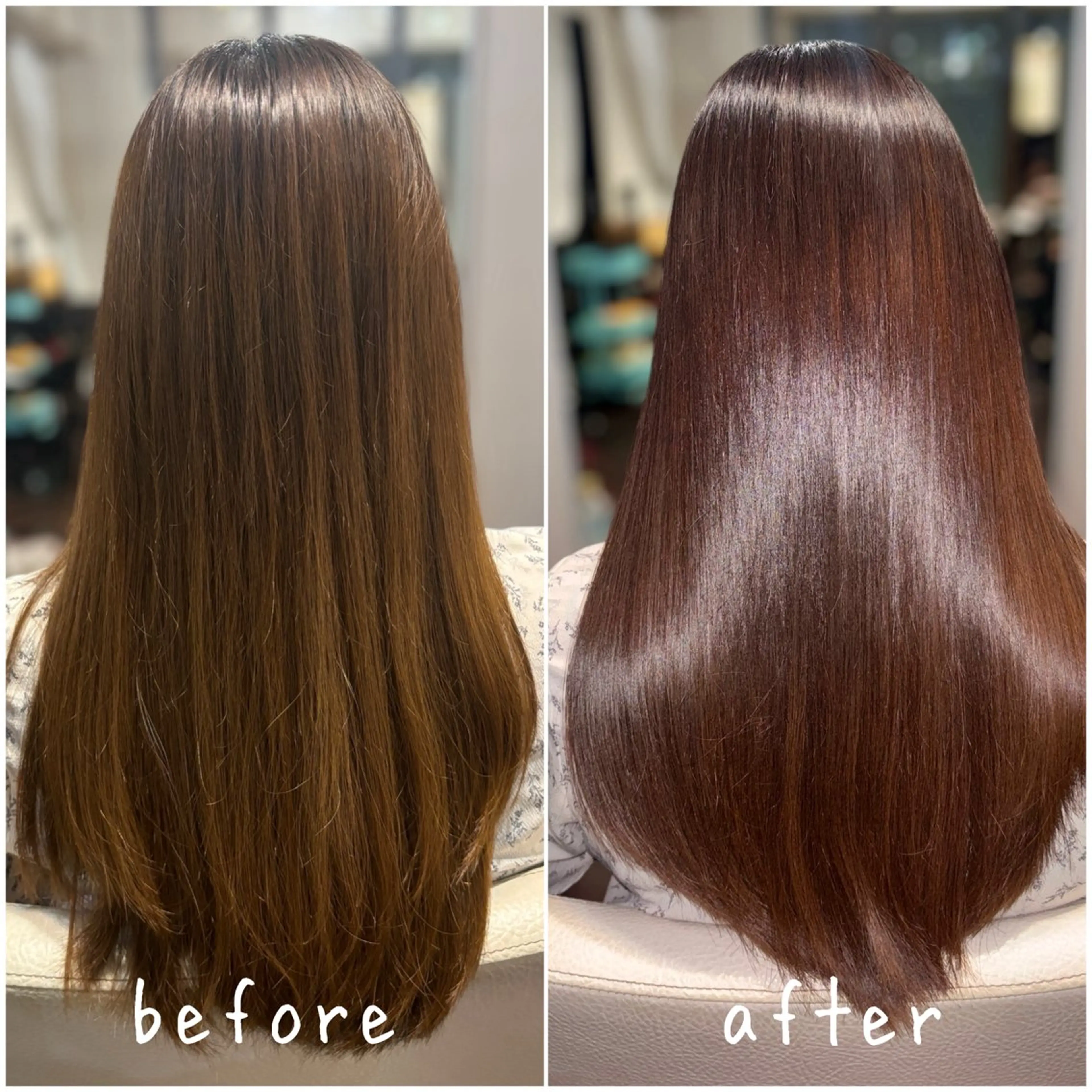 ロング カット ヘアカラー トリートメント 🎀入谷、鶯谷🎀 ULTOWAババのヘアスタイル