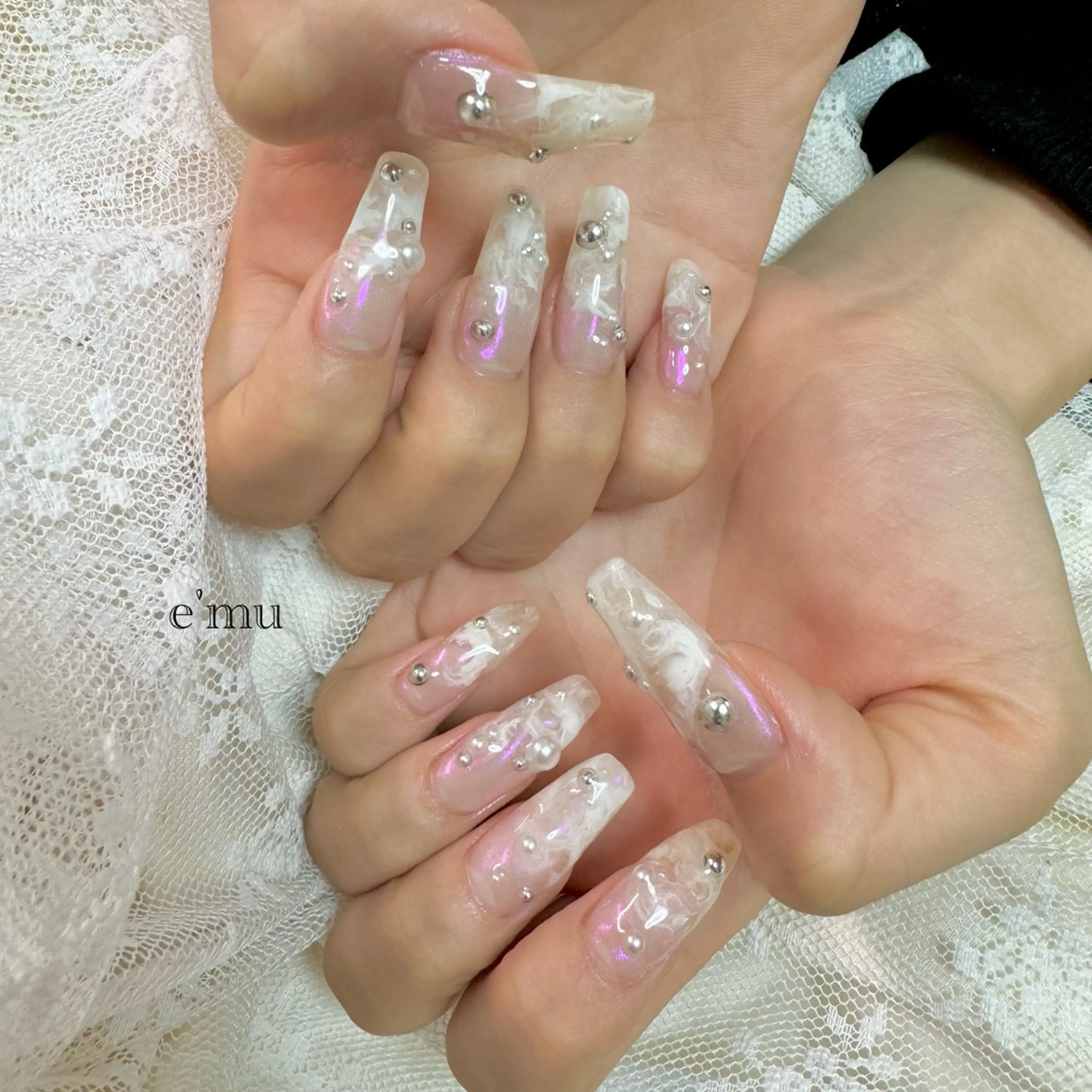 ネイル ニュアンスネイル ハンドネイル nail salon e'mu💐のネイルデザイン