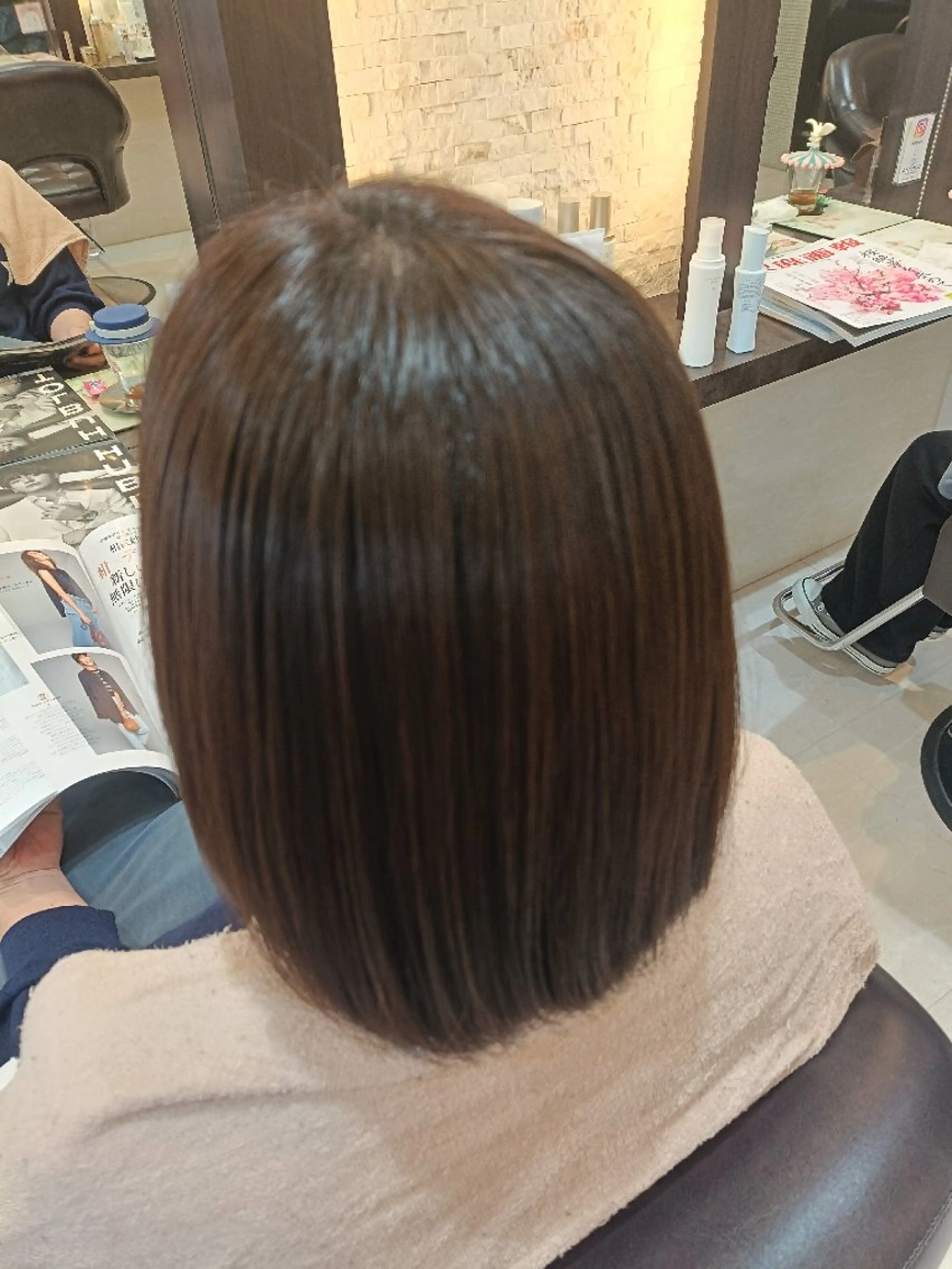 ミディアム ボブ 安藤 理香のヘアスタイル