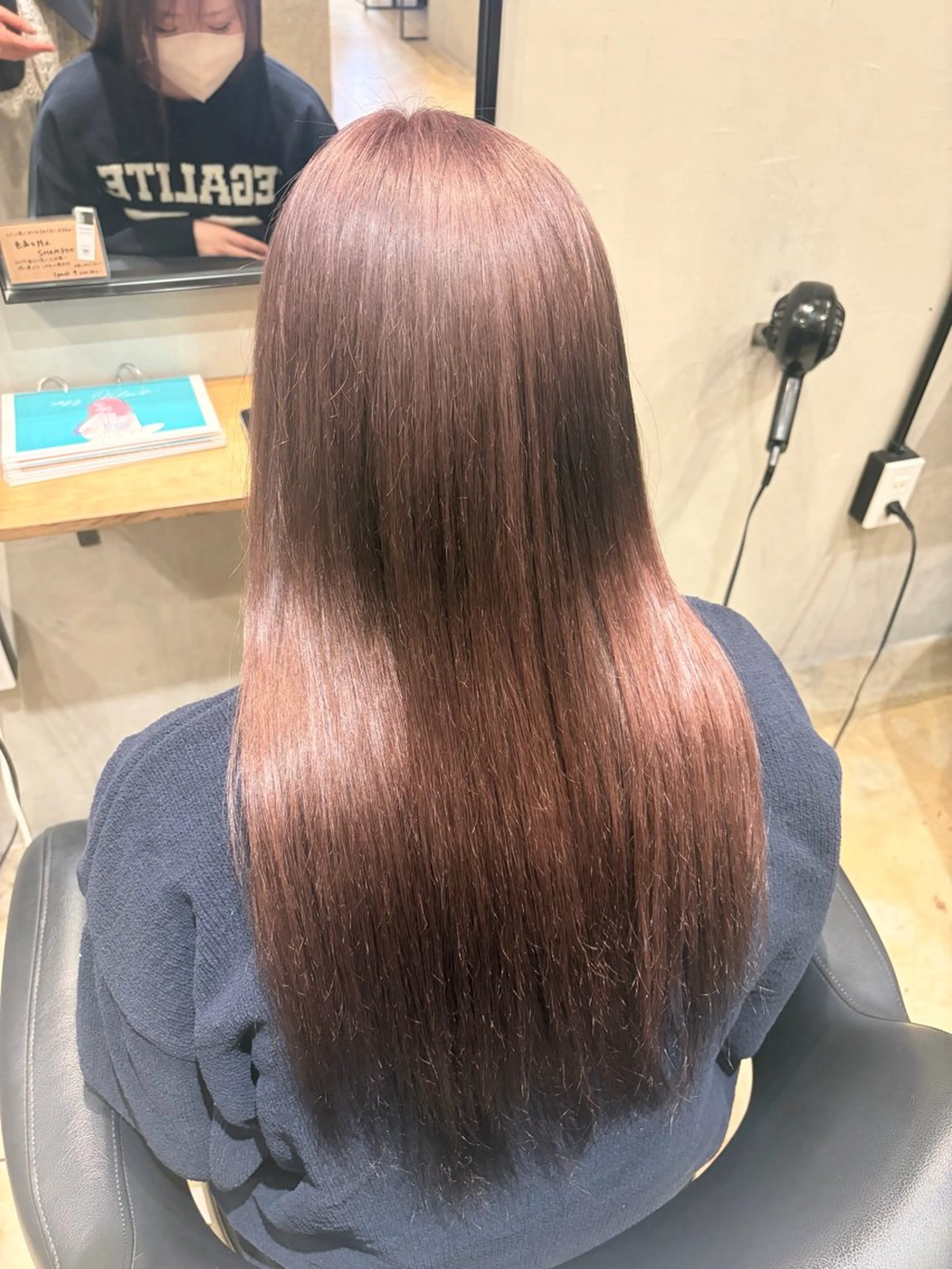 ロング カット ヘアカラー みわ/博多 ブリーチ/メンズヘアのヘアスタイル