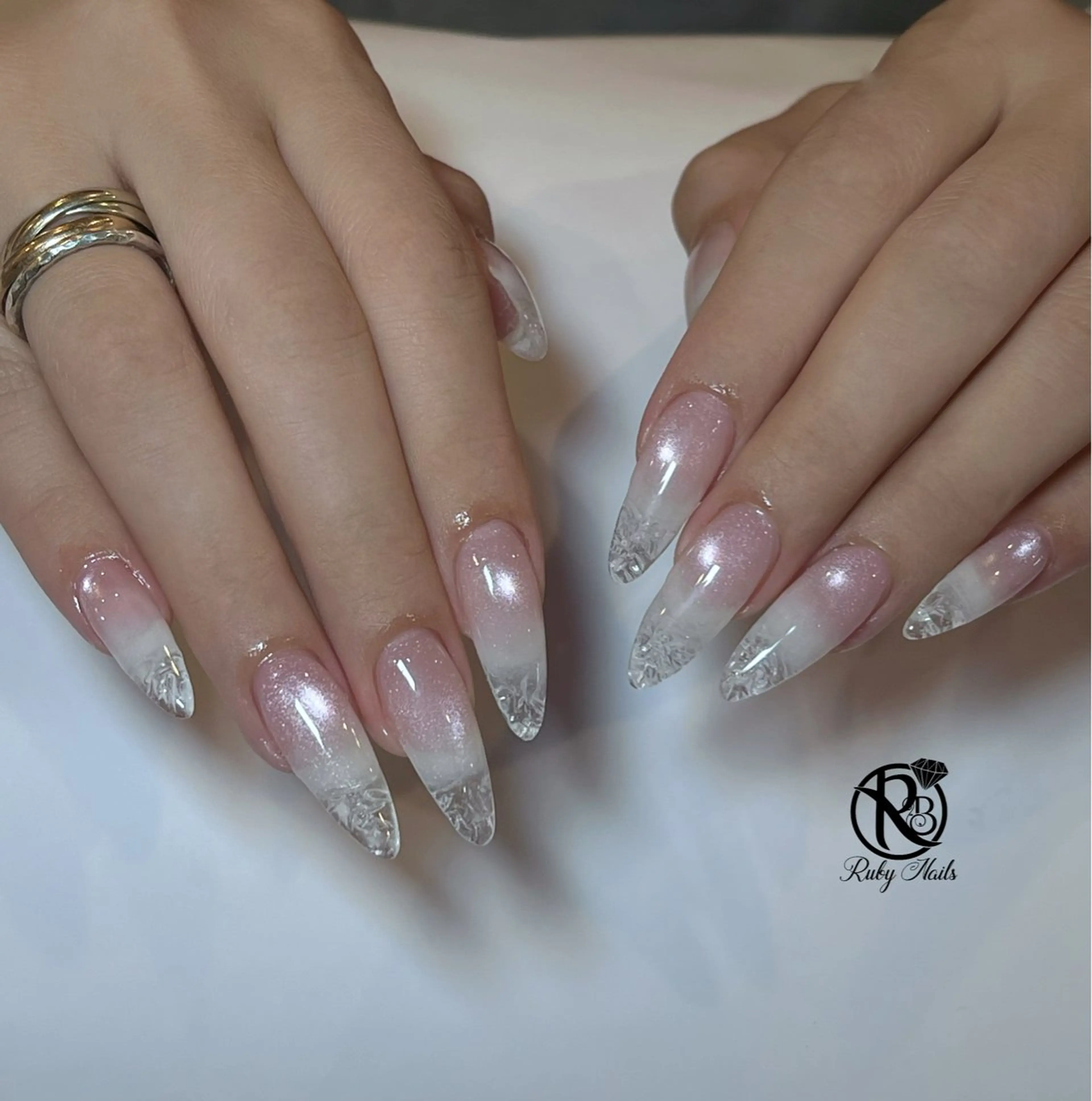 ネイル ボルドー ブラウン チークネイル ドット フットネイル ハンドネイル RUBY Nail 日暮里店のネイルデザイン