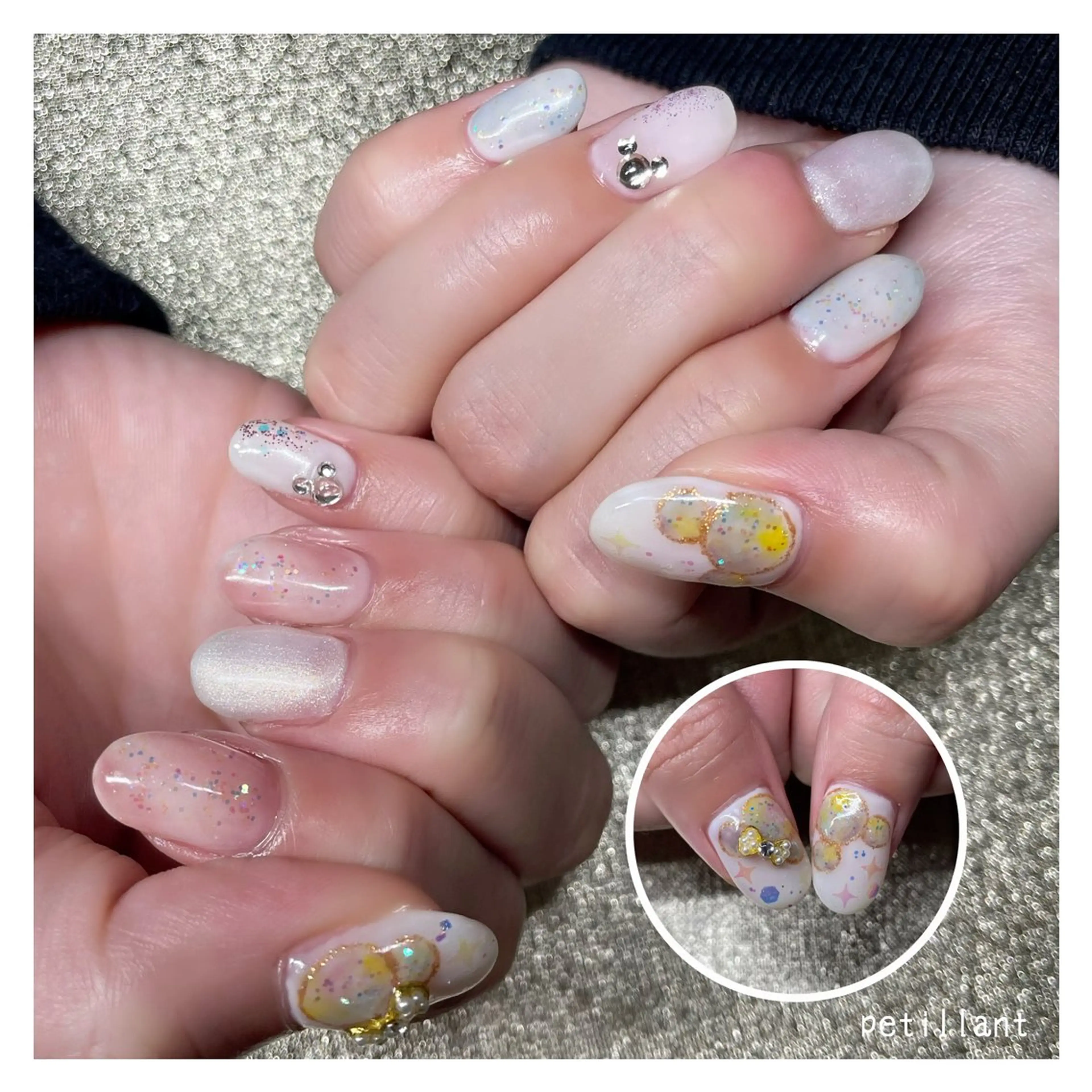 ネイル 持ち込み nail salon petillantのネイルデザイン