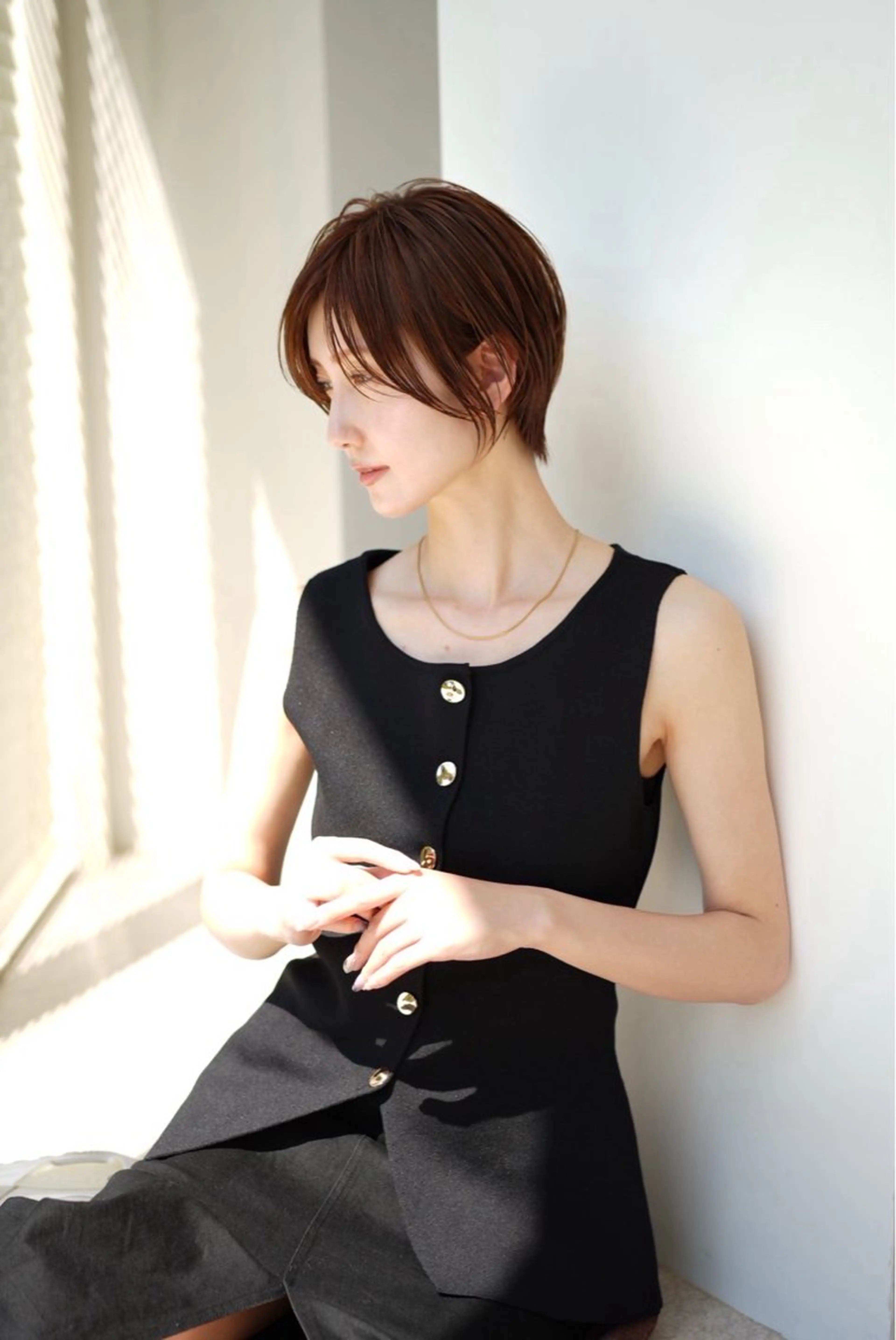 ショート カラー 八幡 空乃のヘアスタイル