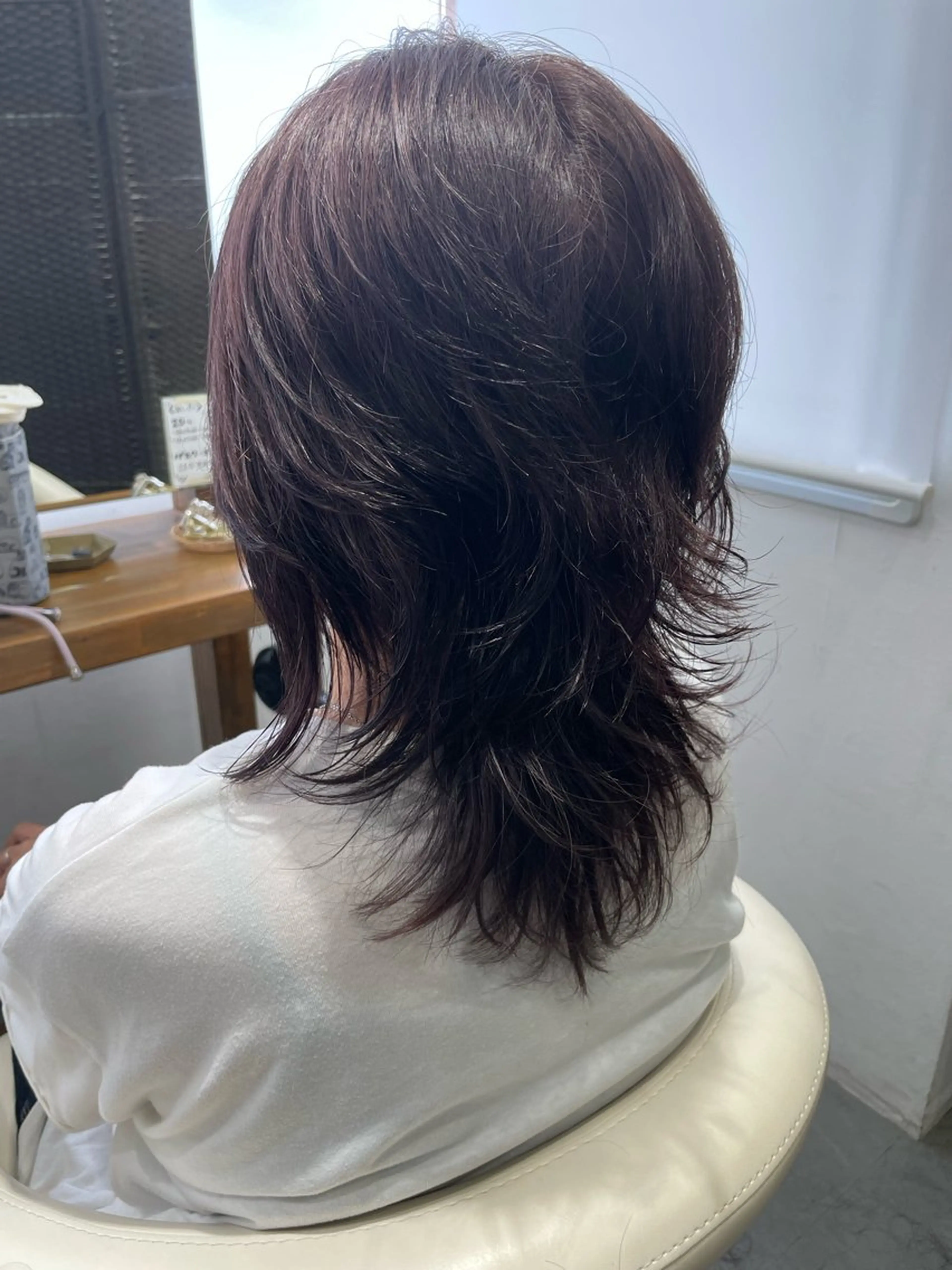 セミロング カラー パーマ セミロングパーマ 🎨 SHIORI🥀のヘアスタイル