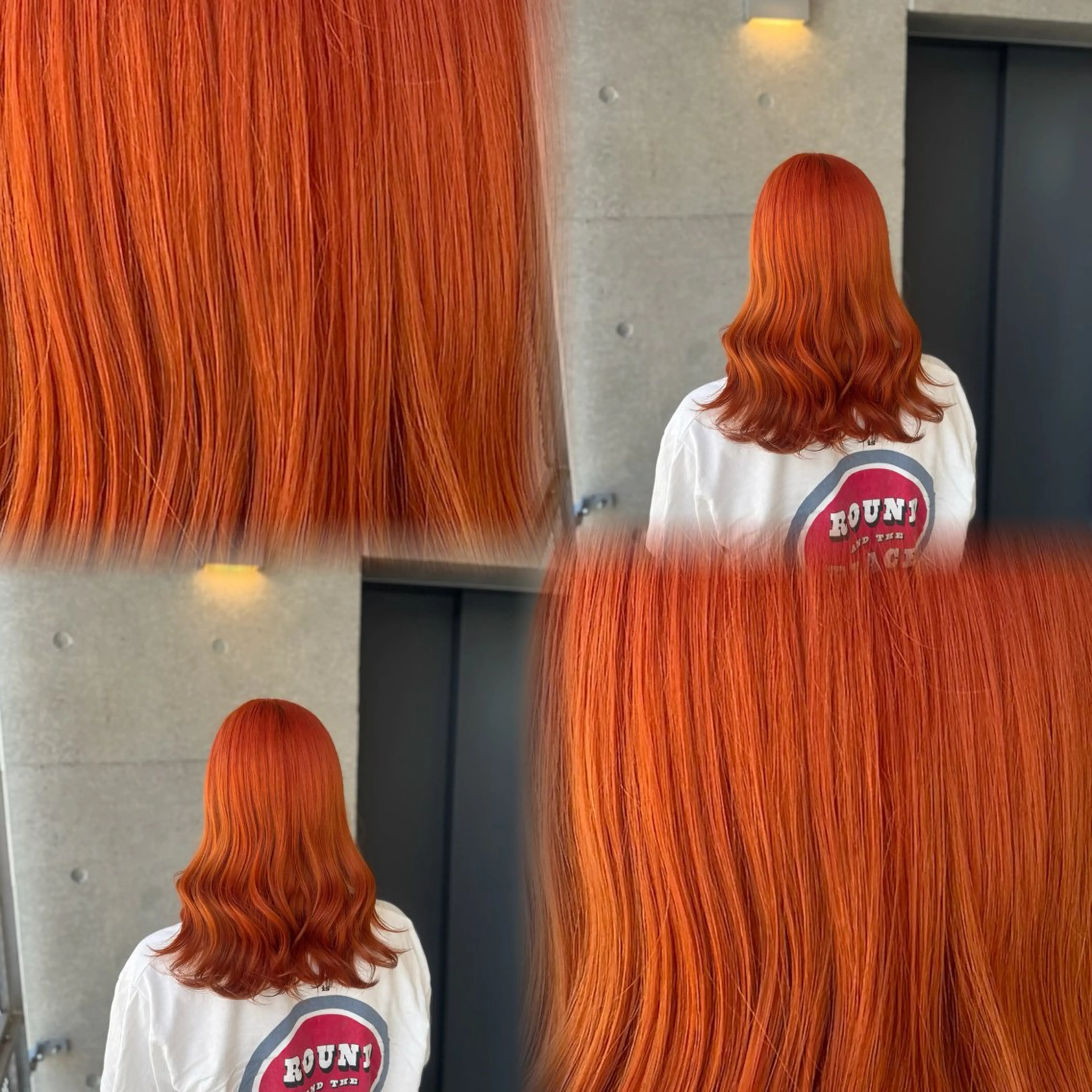 セミロング カラー 髙橋 李里亜のヘアスタイル