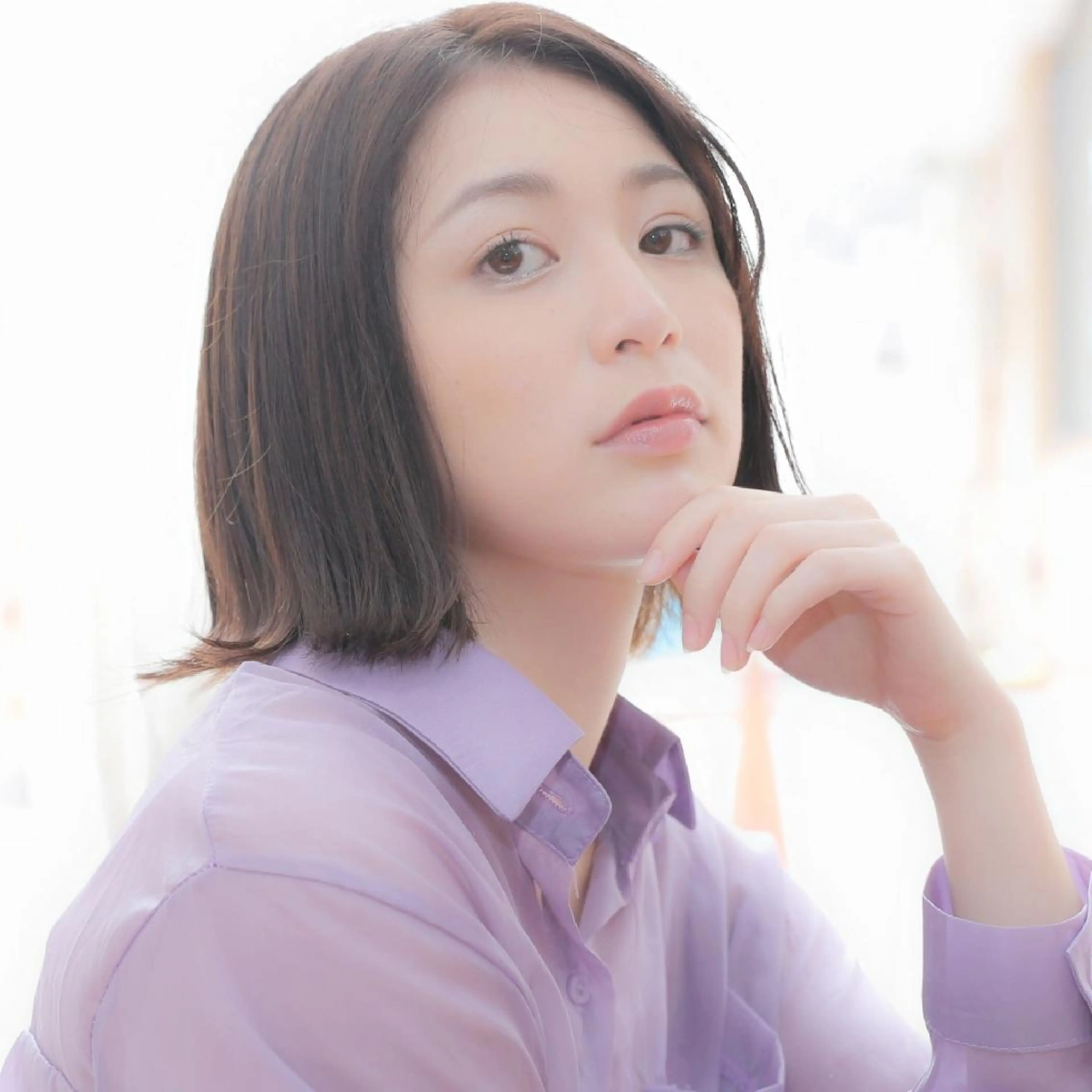 ショート 外ハネヘア Culumi クルミ 松井照雄/梅田茶屋町のヘアスタイル