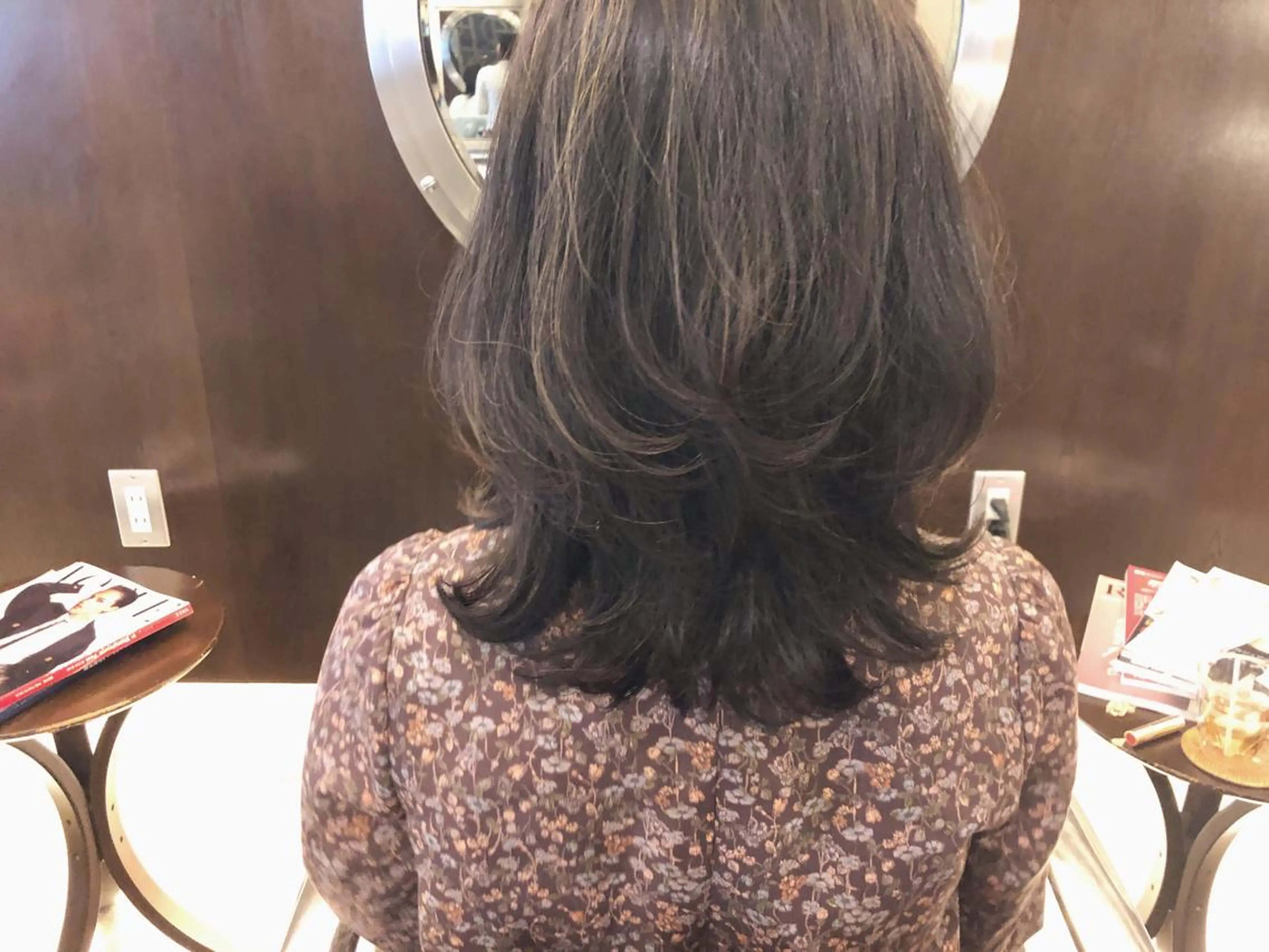 ミディアム カラー ヘアカラー トリートメント 髪質改善/艶髪/ 木山ゆかりのヘアスタイル