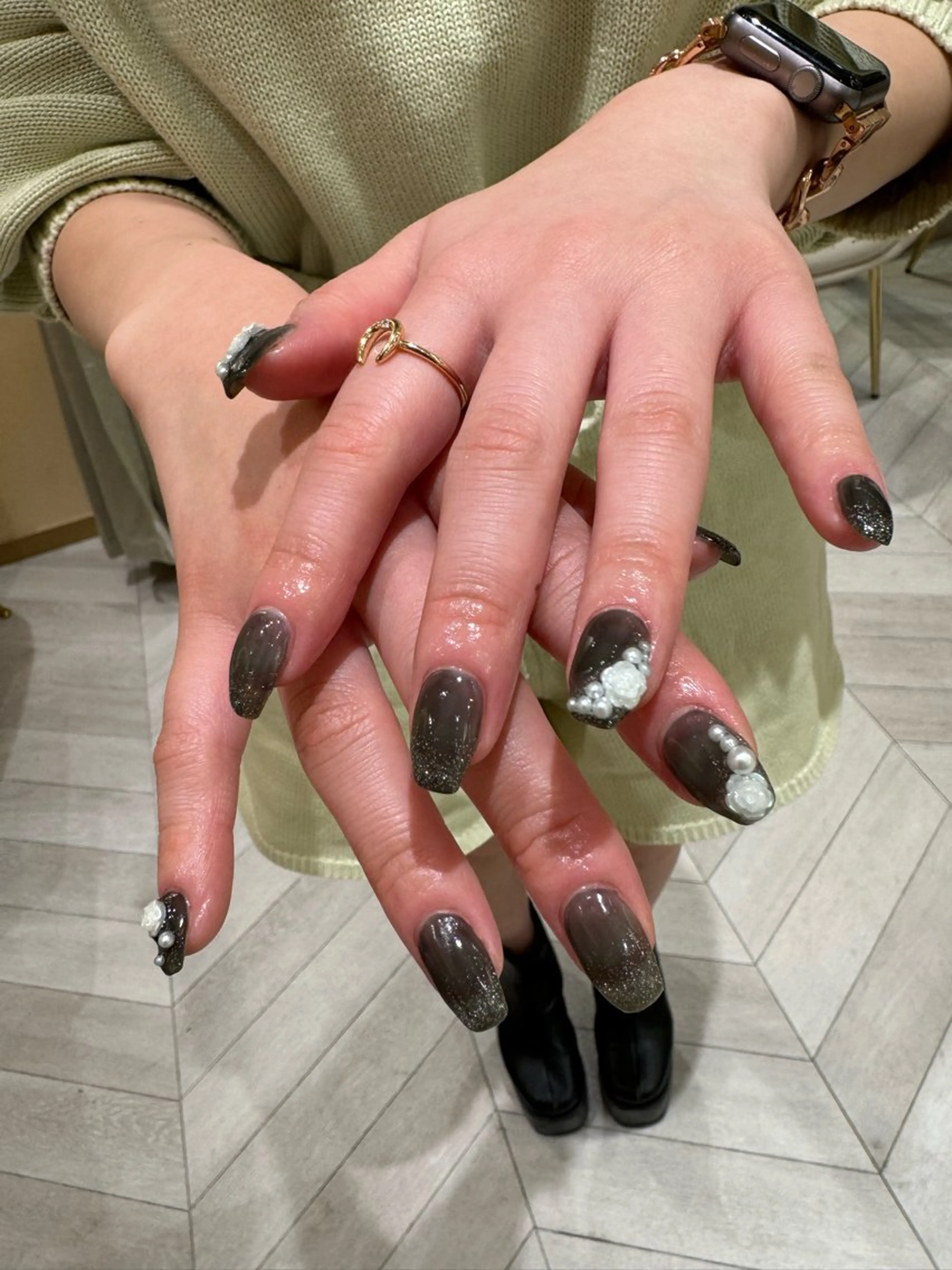 ネイル ハンドネイル なぽ ❤︎ y2k/韓国nailのネイルデザイン