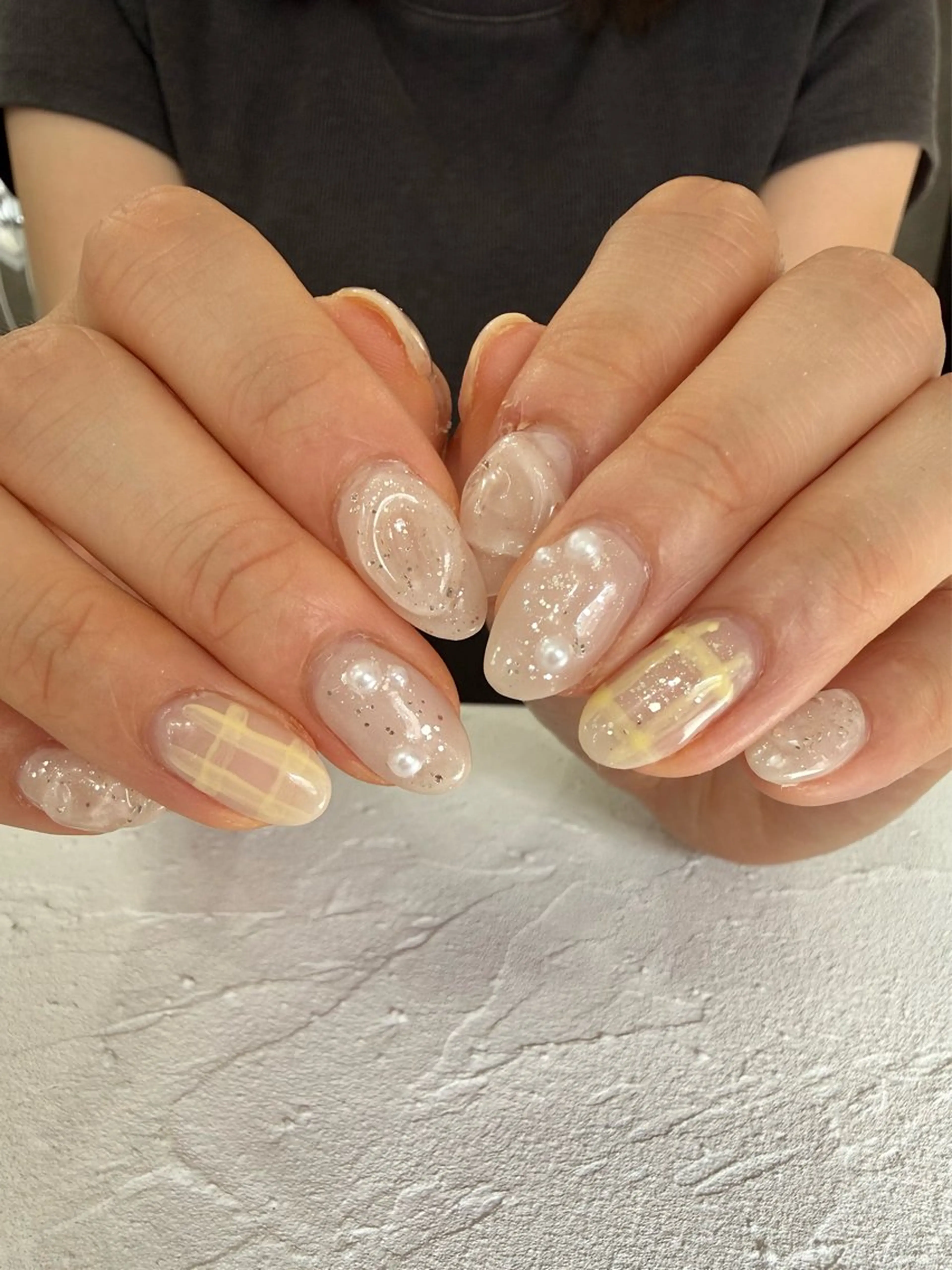 ネイル ぷっくりネイル ハンドネイル anlubon /みわのネイルデザイン
