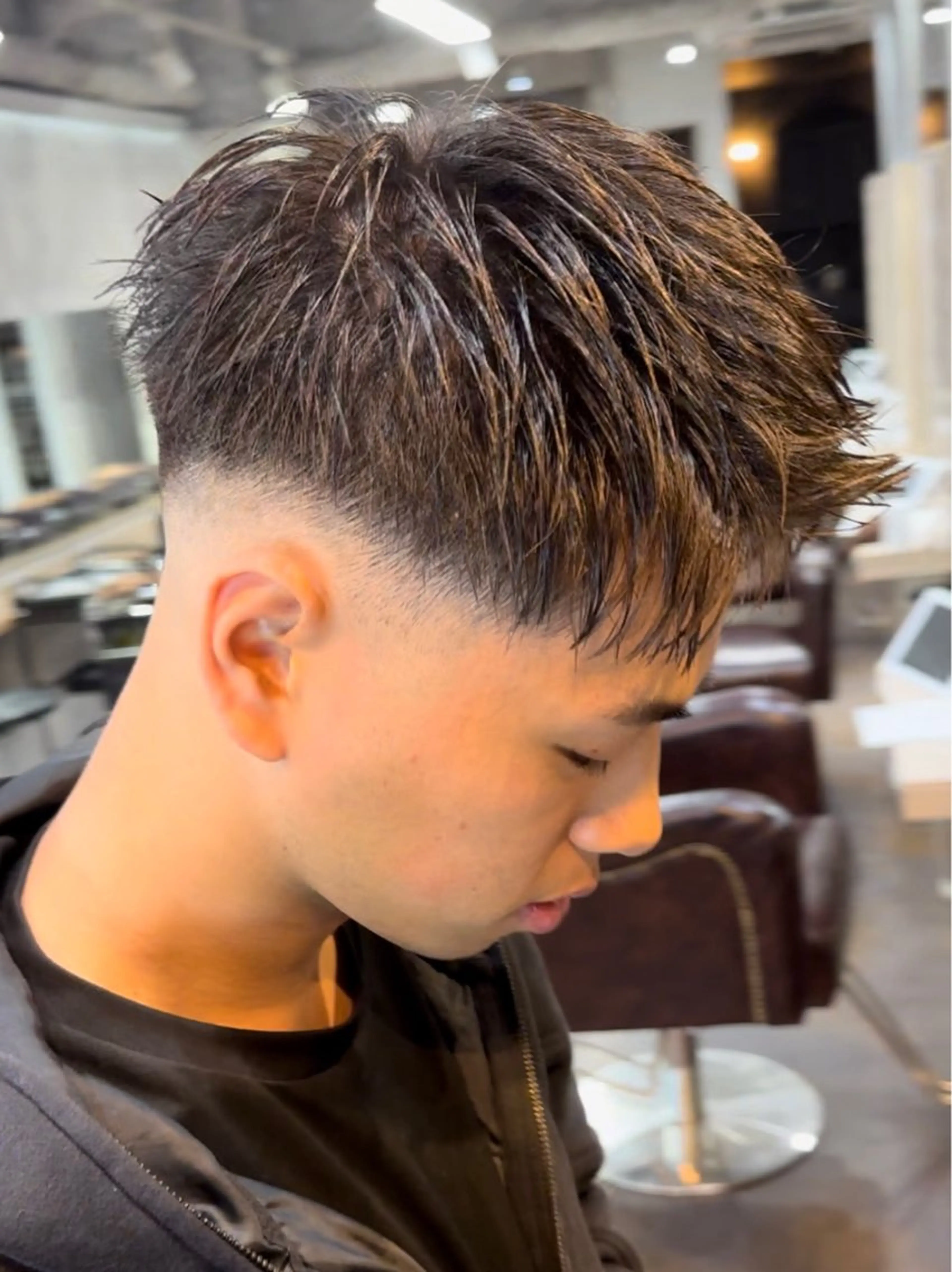 ショート メンズ カット 🪮メンズパーマ🪮 池田雅侑のヘアスタイル