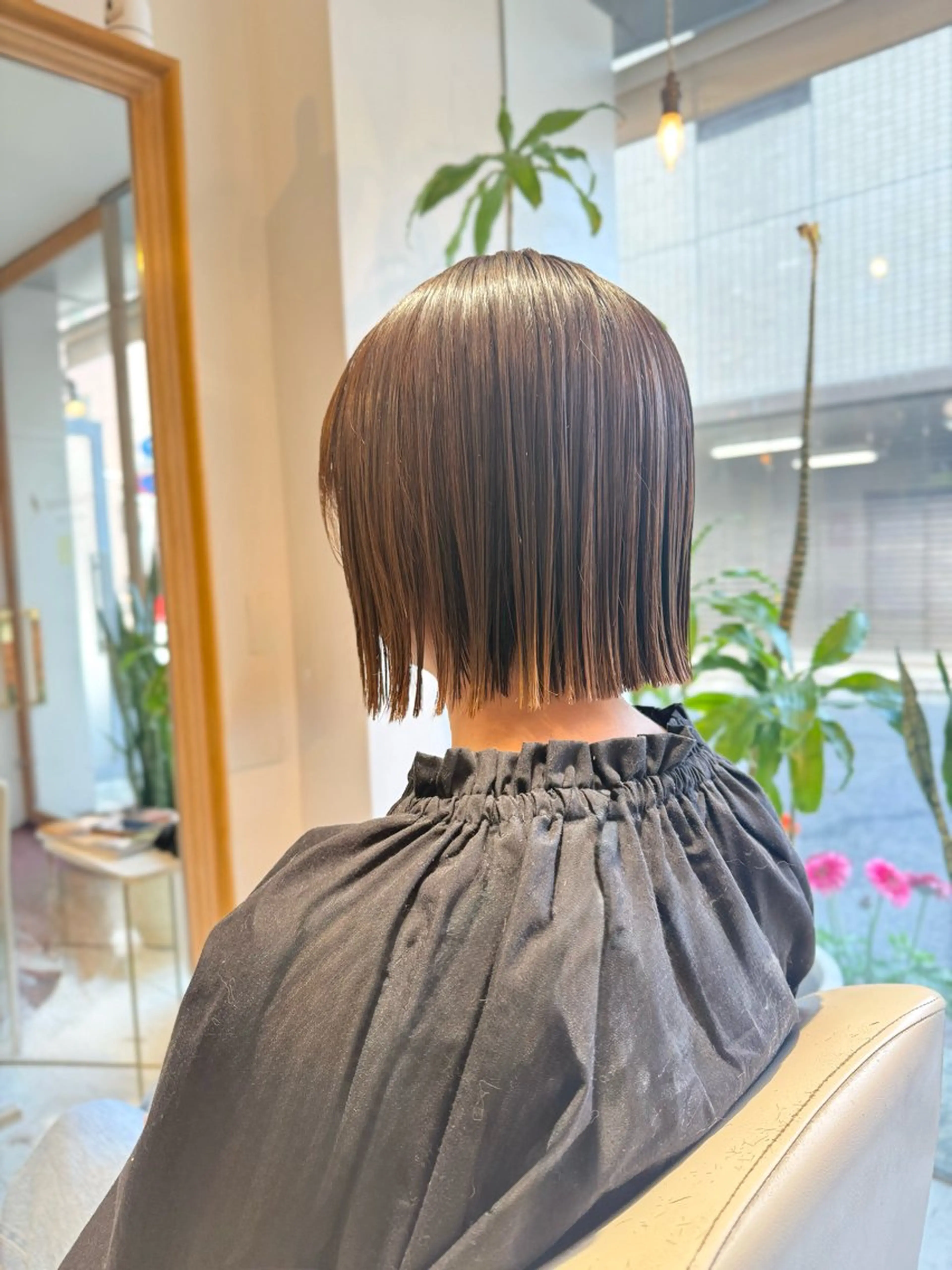 ショート カラー ヘアカラー 安永 涼のヘアスタイル