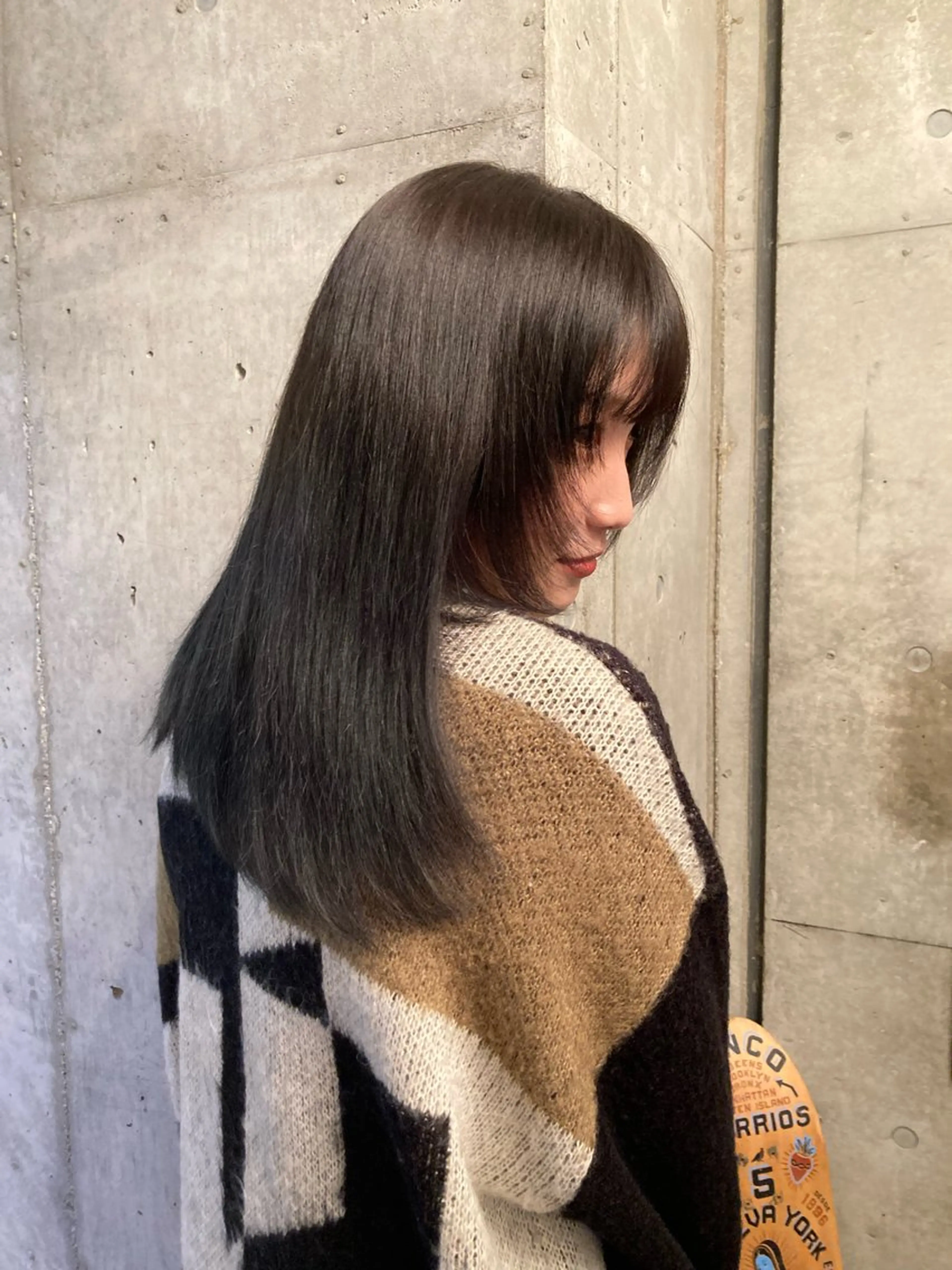 セミロング カラー 横浜美容室／暖色系 michika🌹のヘアスタイル