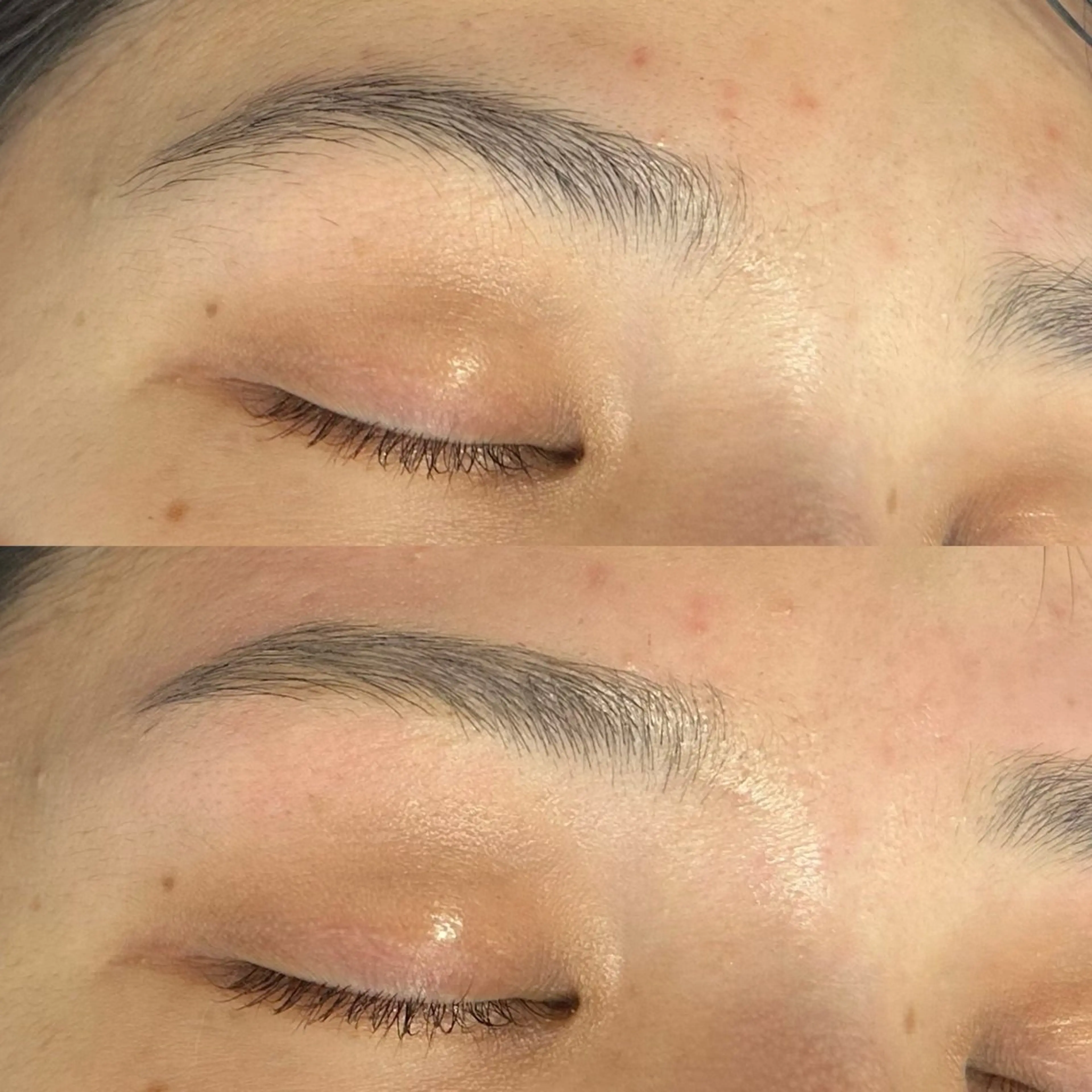 アイブロウ ワックス脱毛 眉カット pep natsumiのヘアスタイル