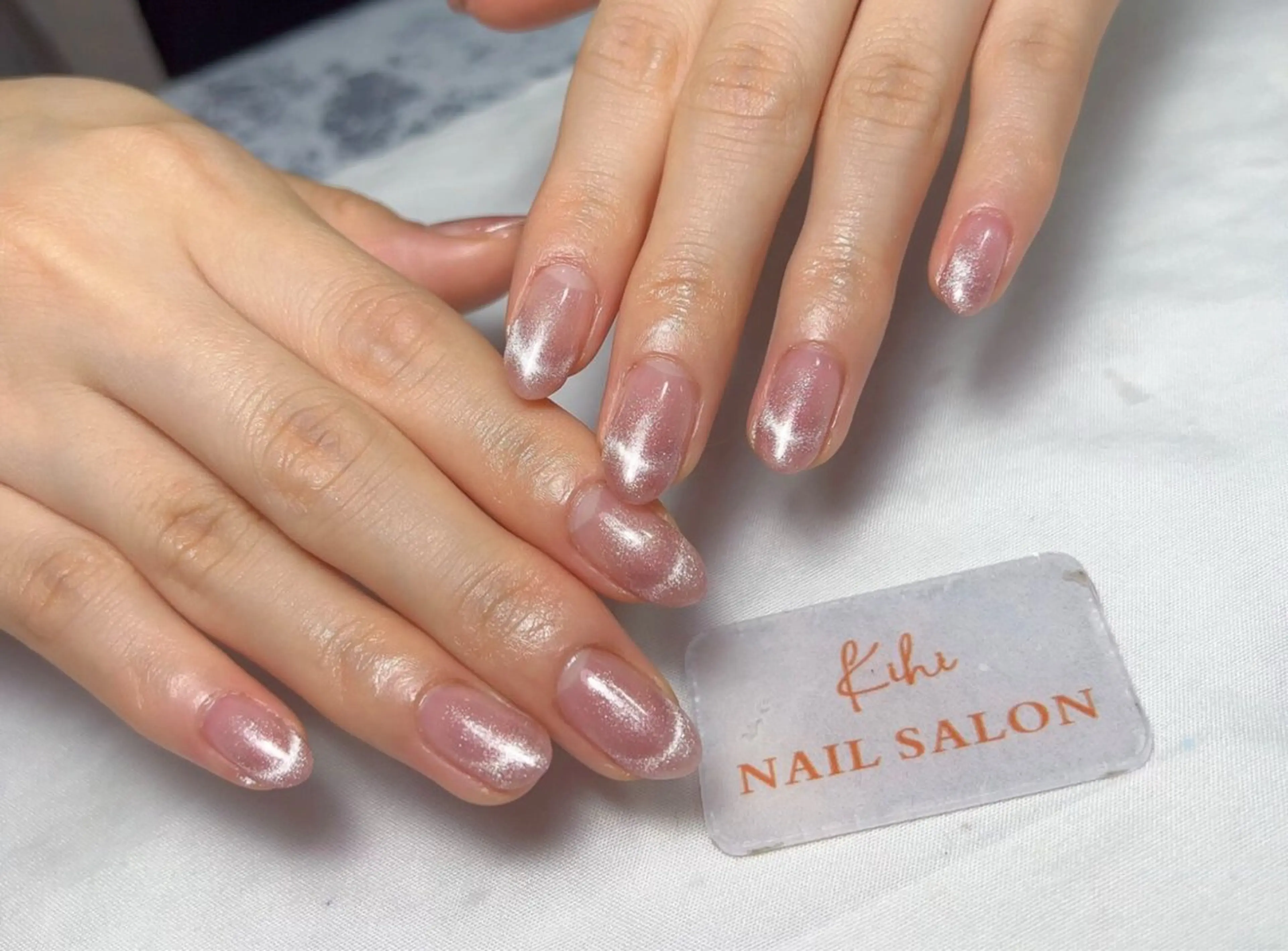 ネイル アートネイル フレンチネイル ジェルネイル グラデーション 韓国ネイル ハンドネイル 久保田 マリコのネイルデザイン