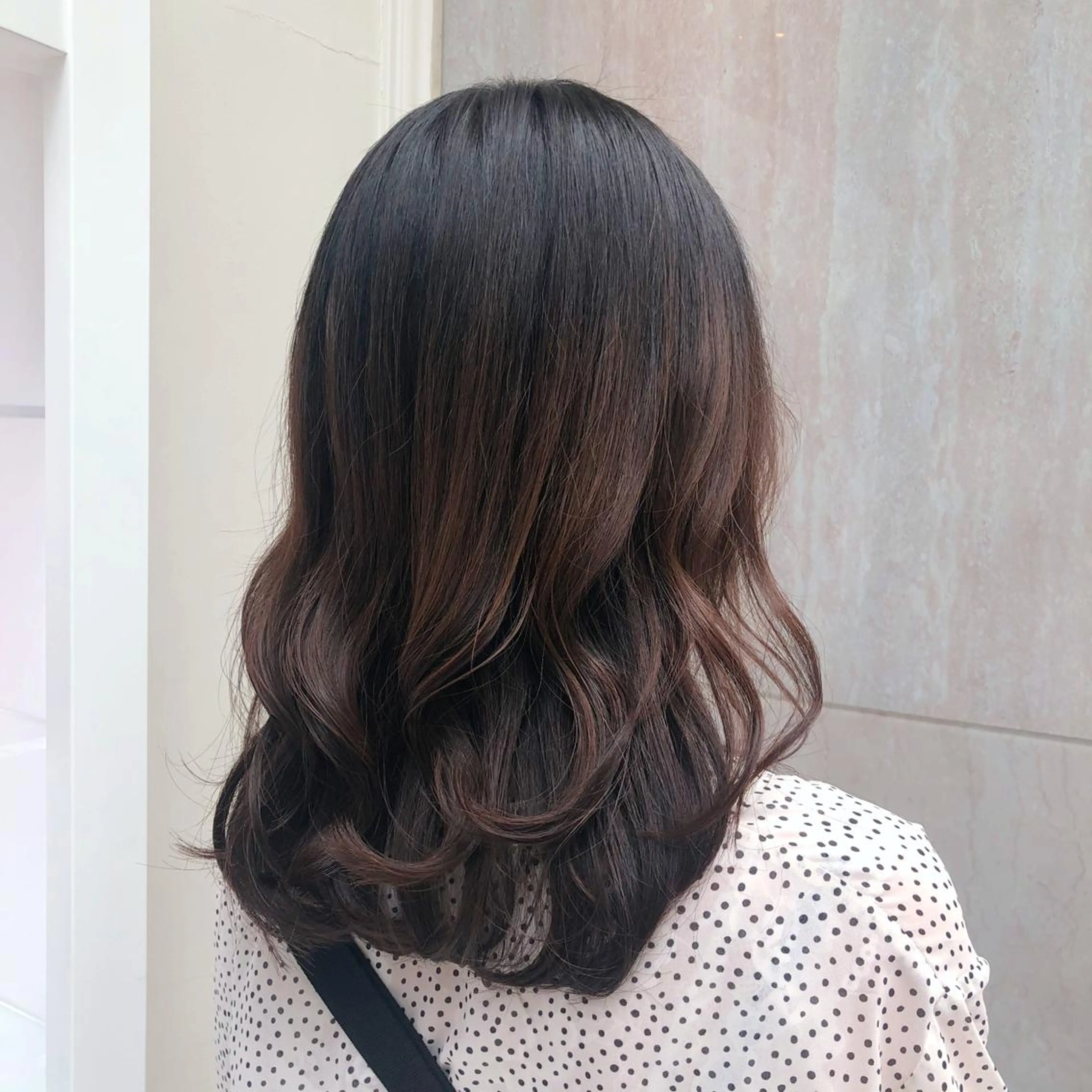 セミロング BiBi 武田 あやのヘアスタイル