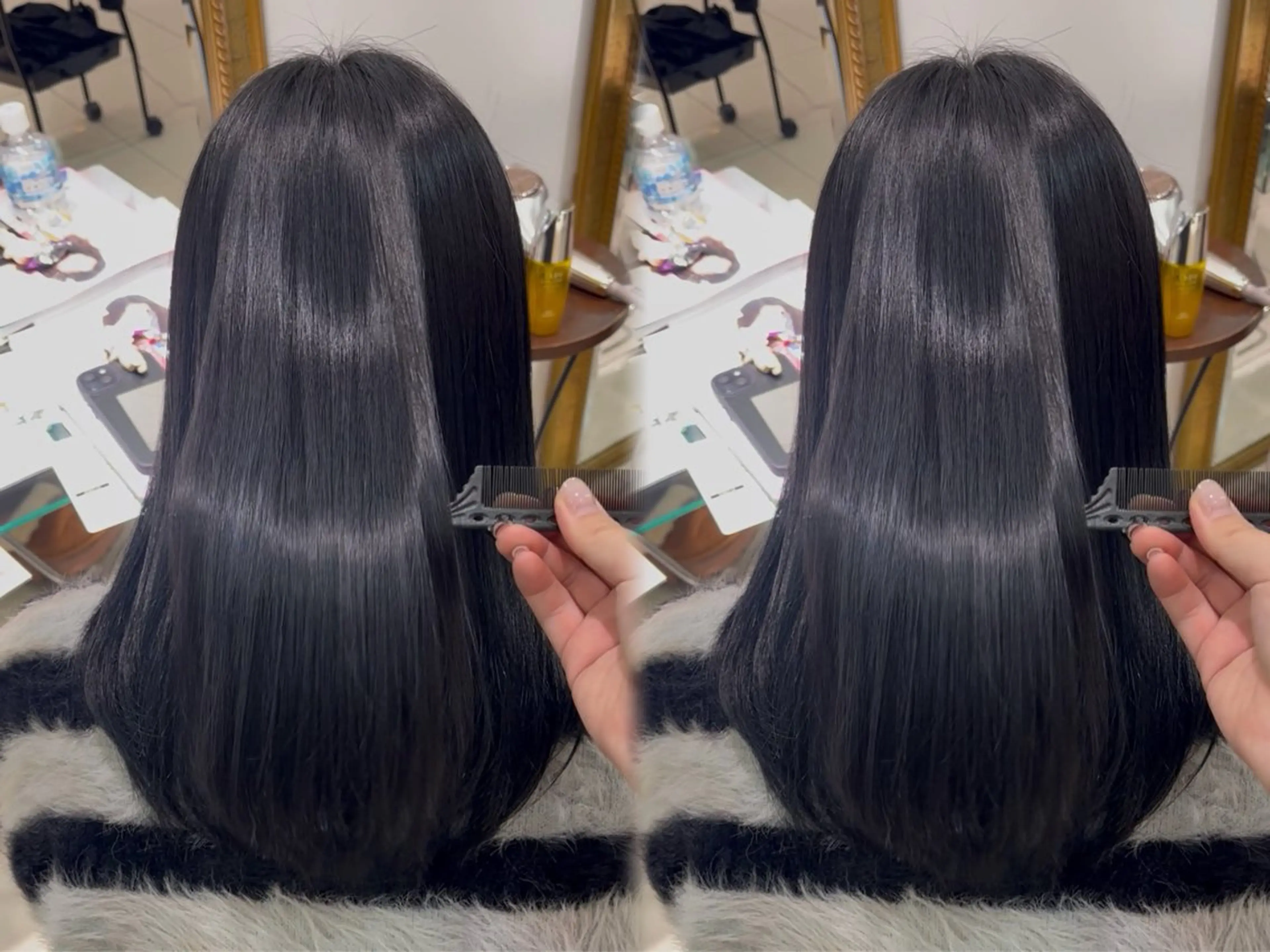 セミロング 縮毛矯正 縮毛矯正 巻ける🫧縮毛矯正 💞はな🎀のヘアスタイル