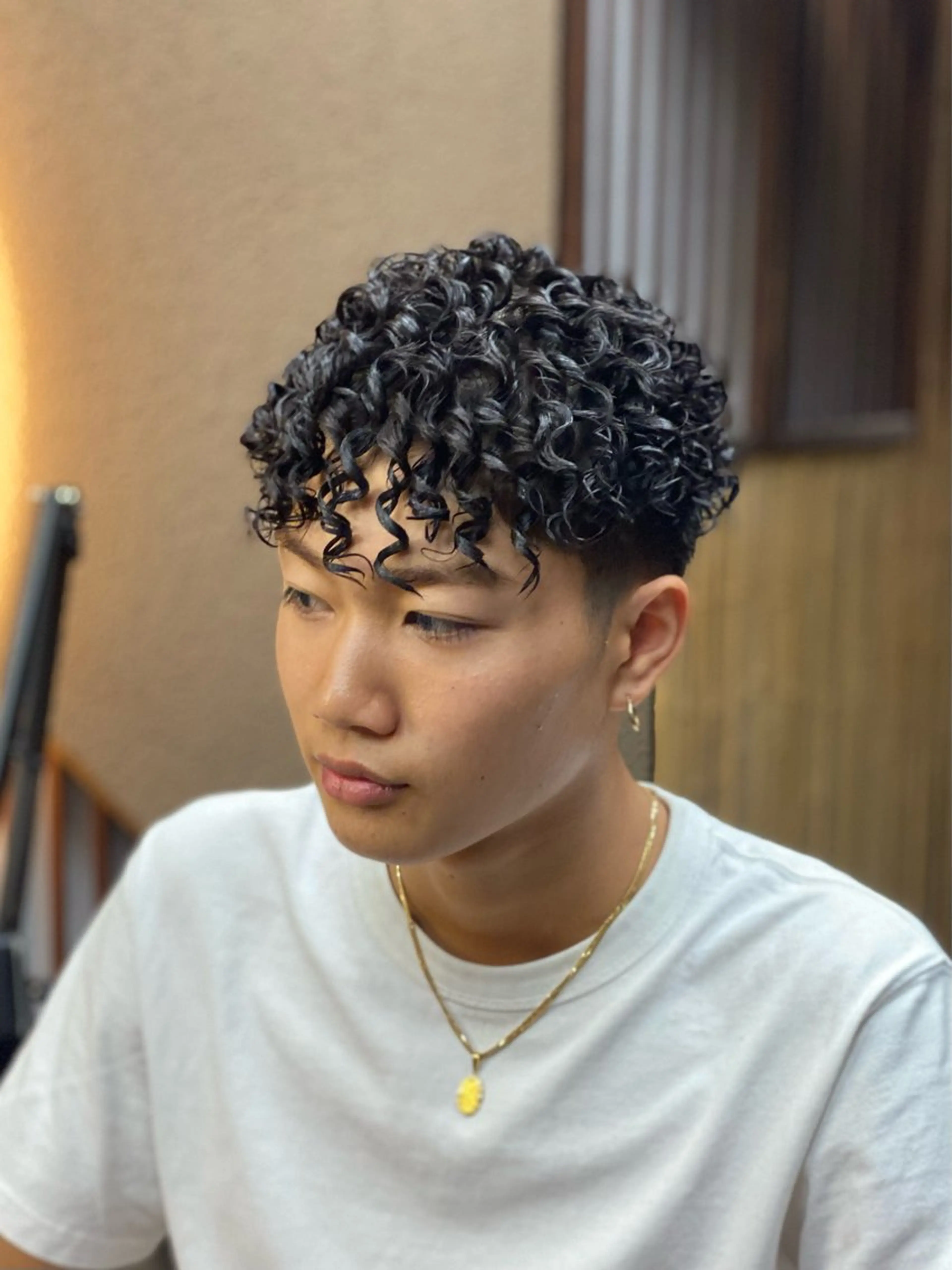 【メンズ限定💈】カット✂︎＋スパイラルパーマ🌪＋補修トリートメント✨ダメージケアの写真