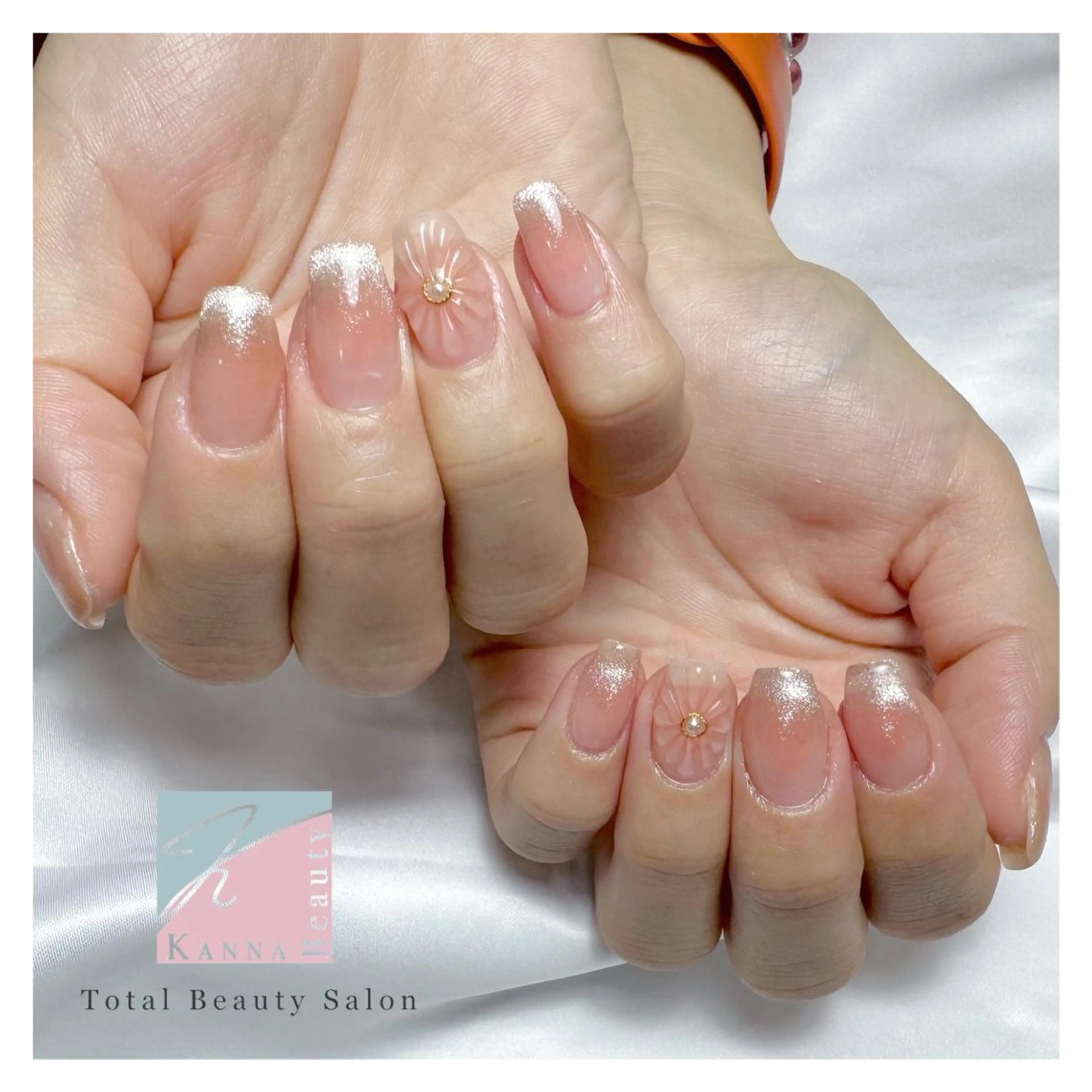 ネイル フットネイル ジェルネイル グラデーション キラキラネイル マグネットネイル ハンドネイル Kanna Yuki カンナユキのネイルデザイン