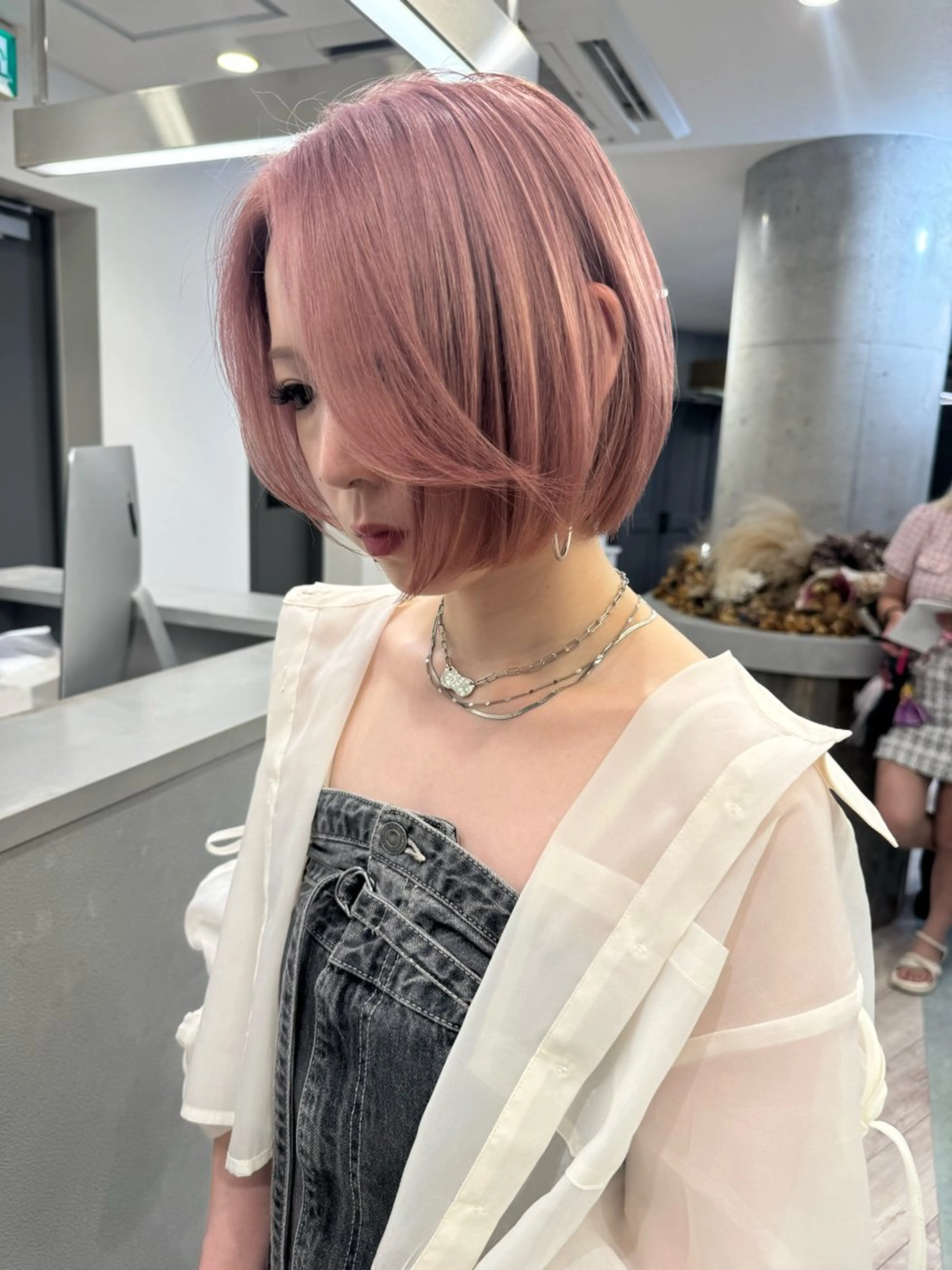 ショート ヘアカラー 韓国ハイトーンカラー kana♡のヘアスタイル