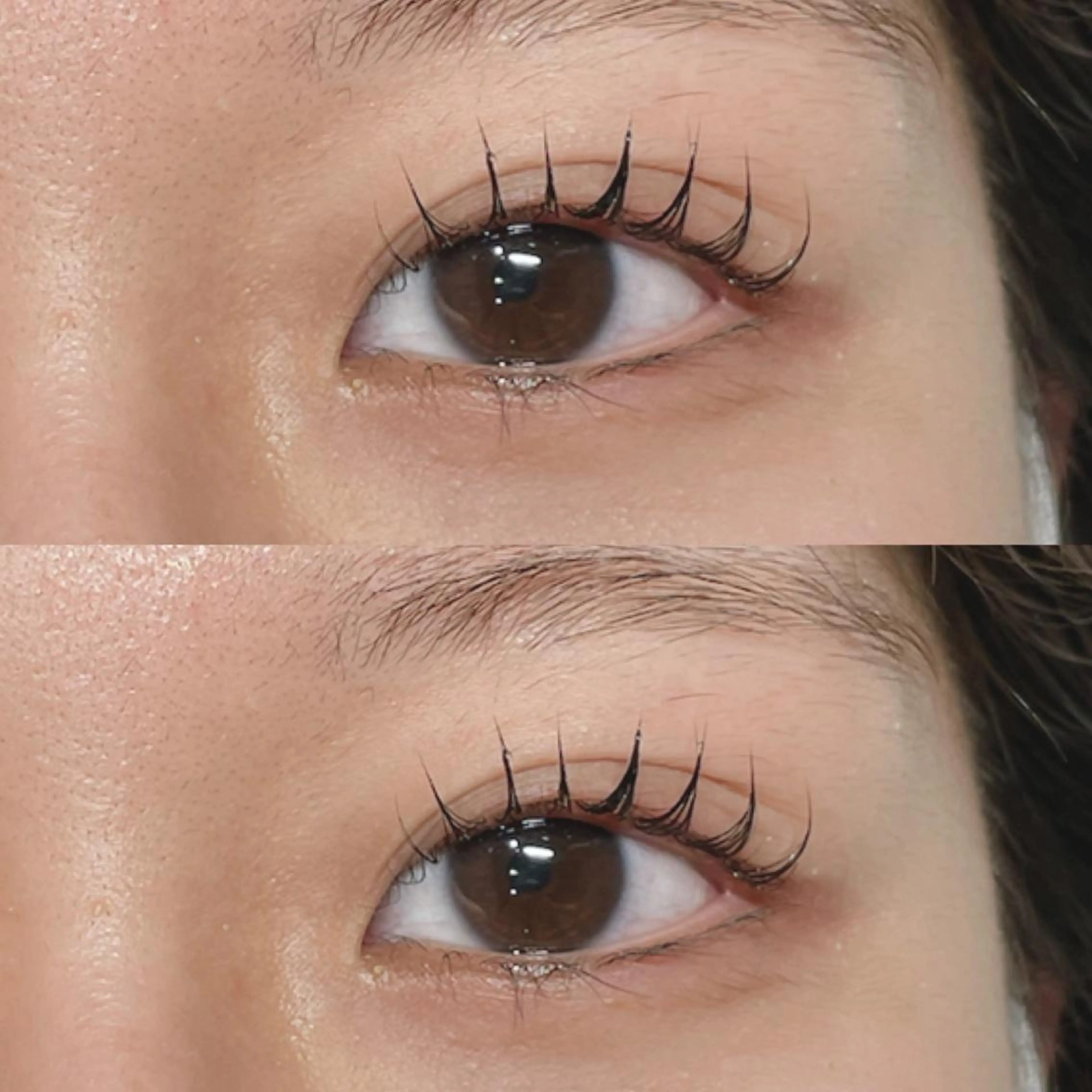 マツエク・マツパ 束感まつ毛 パリジェンヌラッシュリフト クレセントアイ wakaのマツエク・マツパデザイン