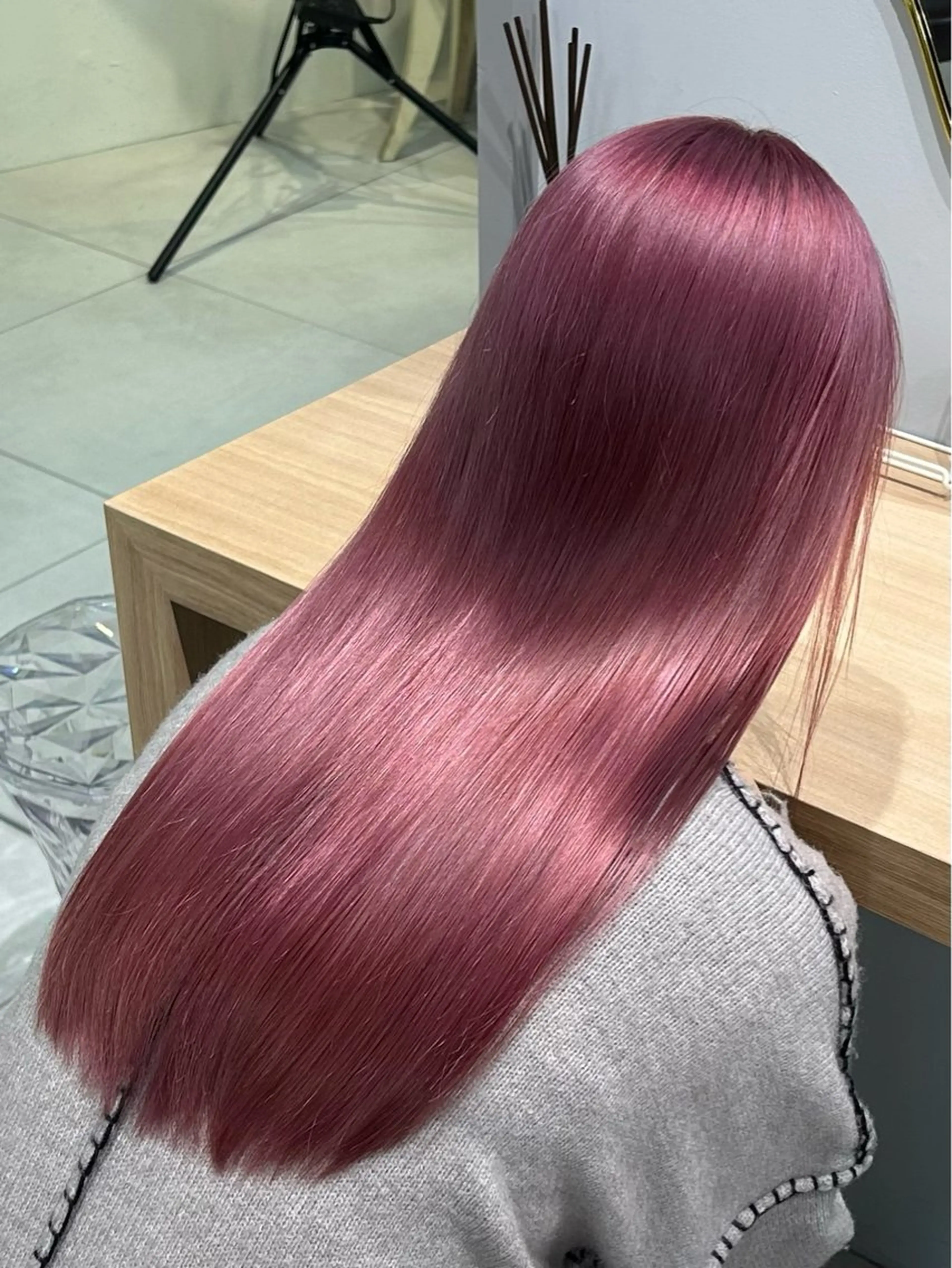 ロング ヘアカラー 縮毛矯正/髪質改善 の専門家IKEのヘアスタイル