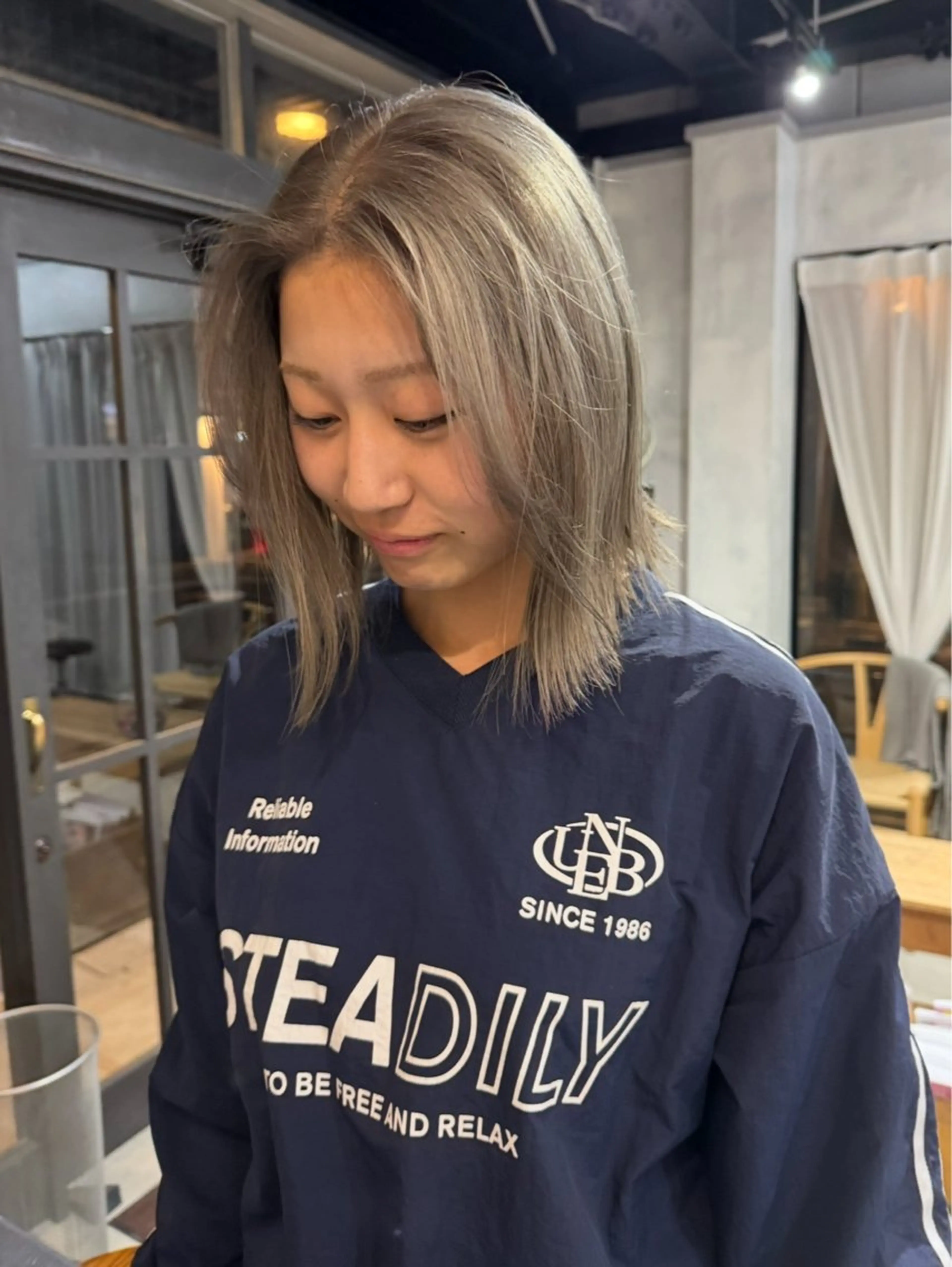 ショート カラー 薮 夏帆のヘアスタイル