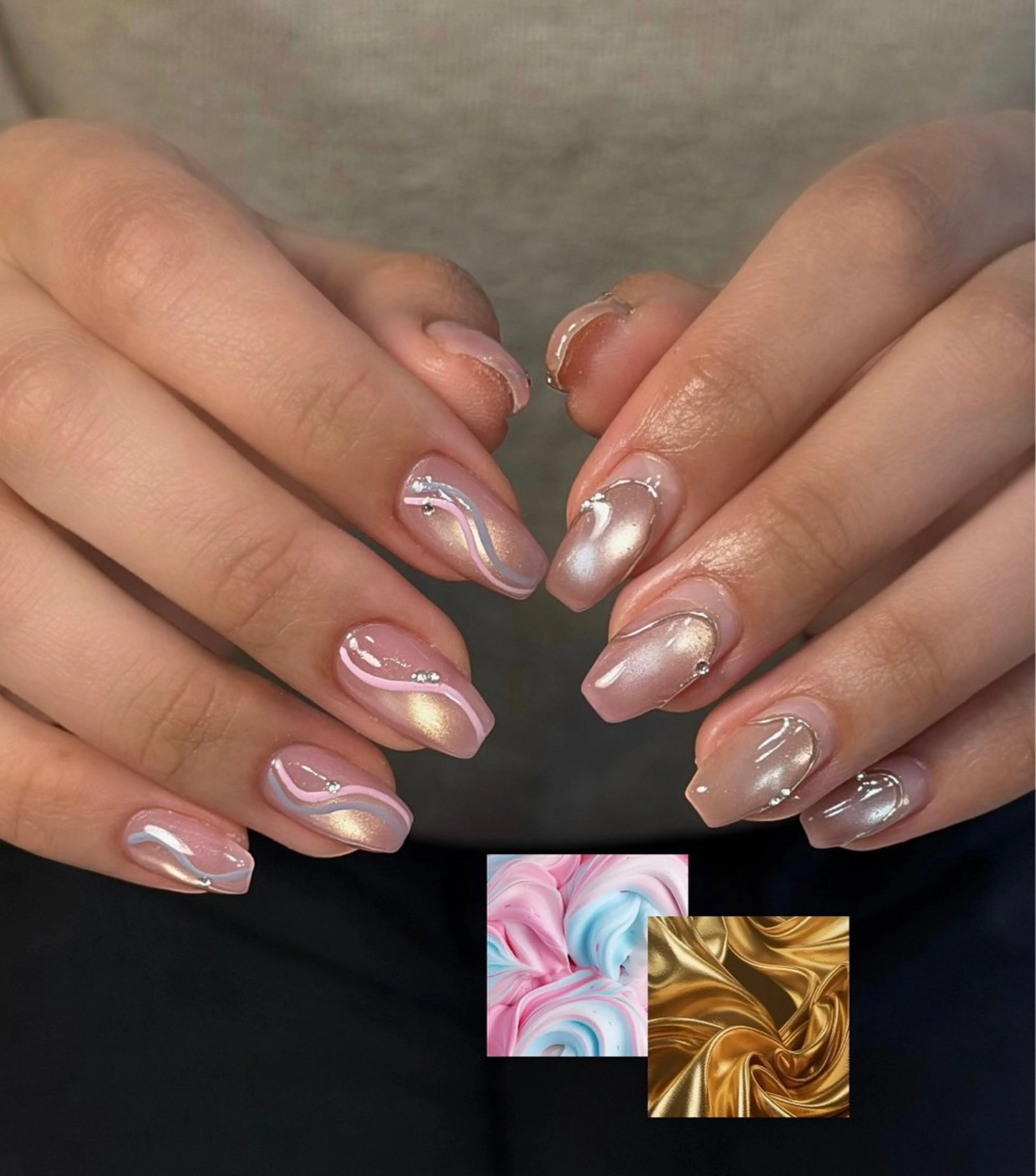 ネイル 持ち込み ハンドネイル ネイルサロン Ivy.のネイルデザイン