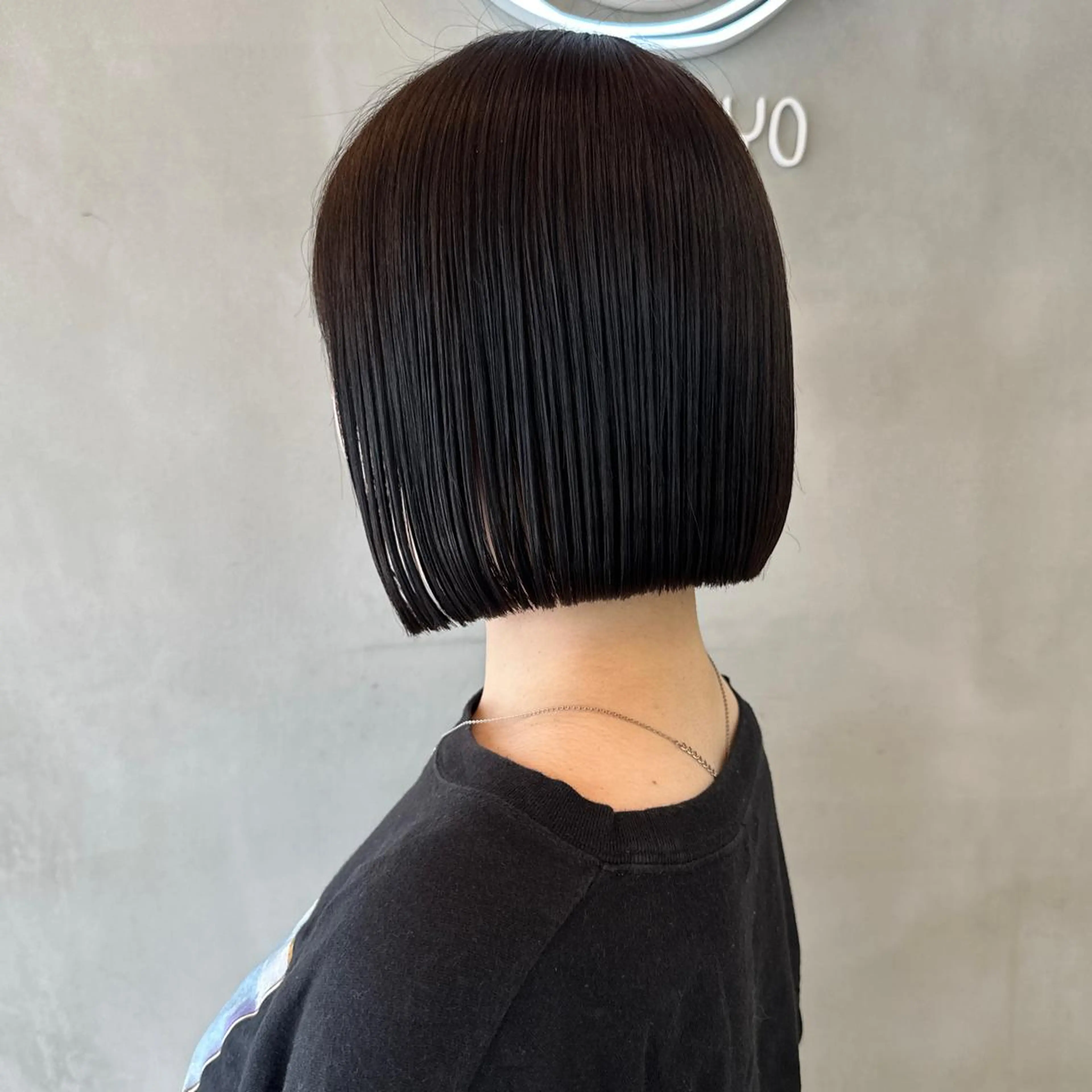 ミディアム カラー カット ヘアカラー トリートメント センターパート/ 暖色カラーayuのヘアスタイル