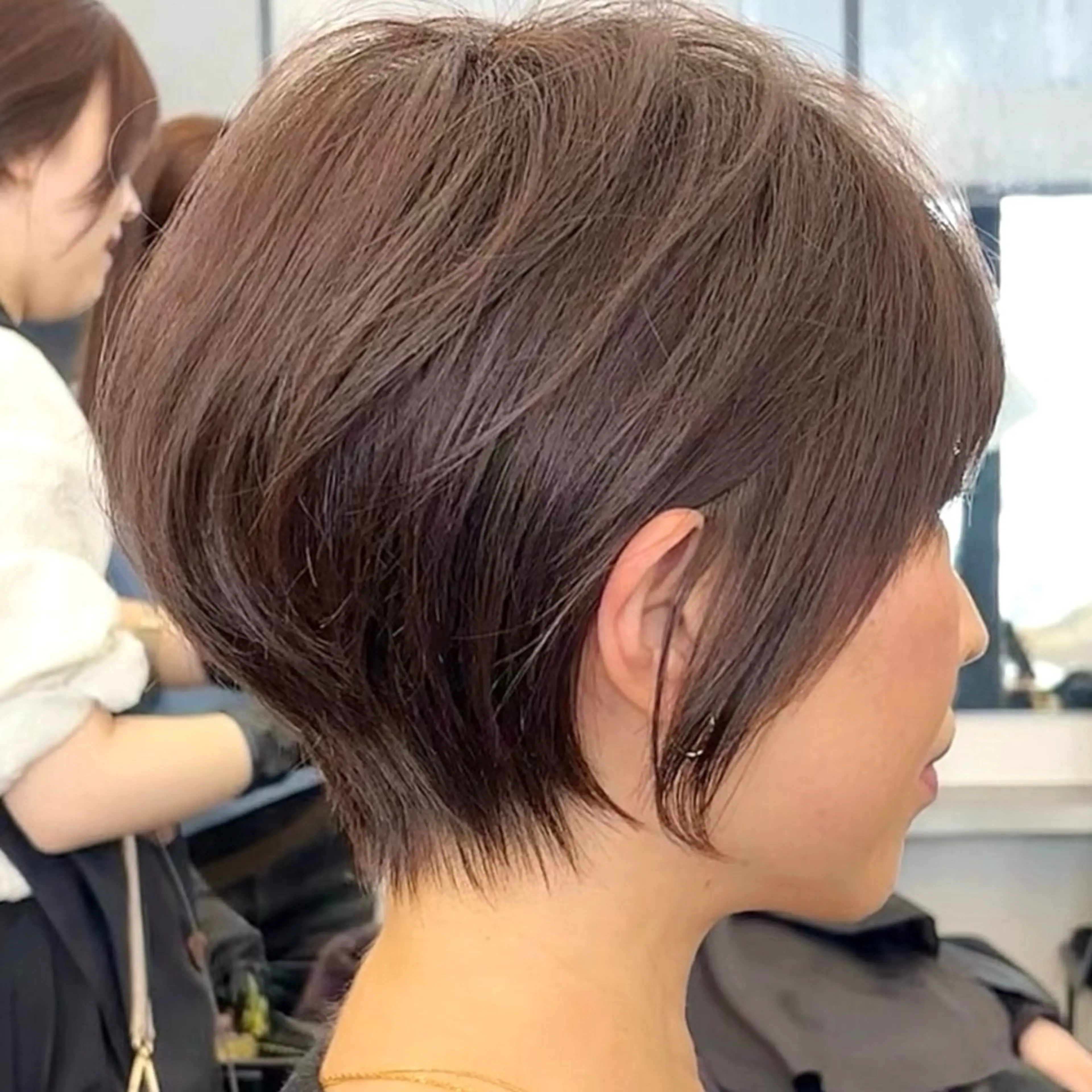 ショート まとまるボブ/縮毛矯 生🌿あおい✨のヘアスタイル