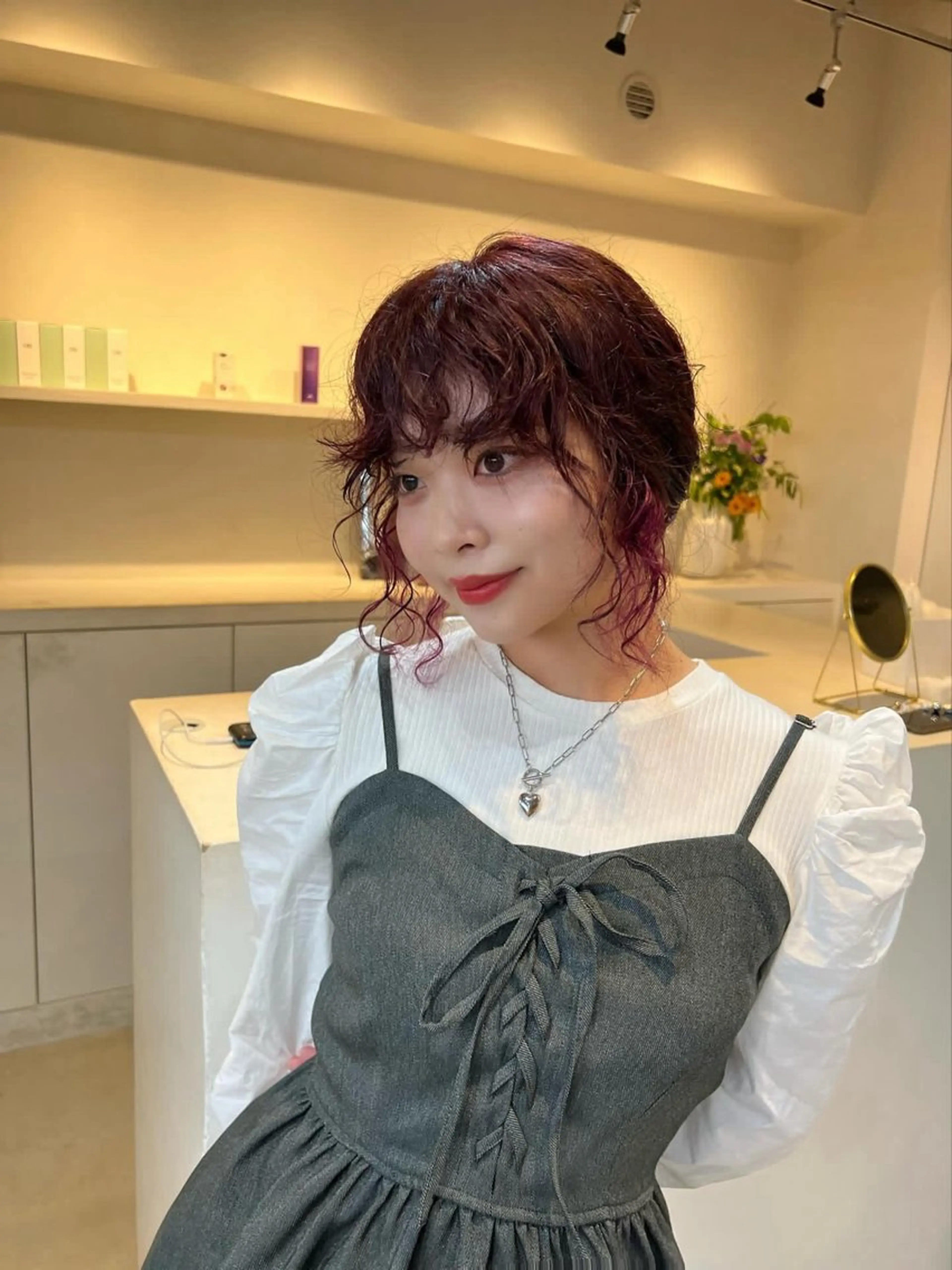 カラー カット ヘアカラー トリートメント 表参道/kozue/ 艶髪/髪質改善のヘアスタイル