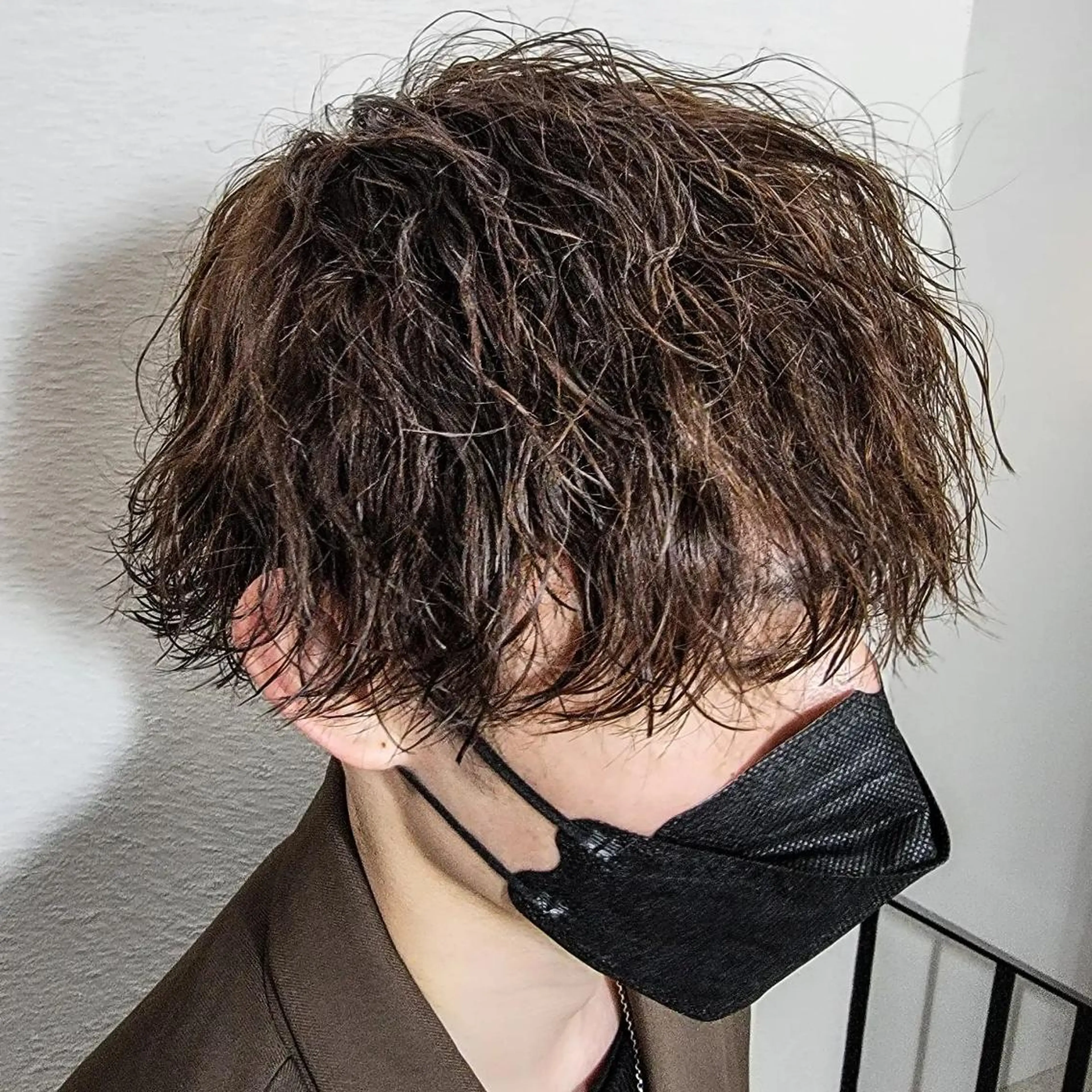 メンズ メンズパーマ 特殊パーマ 片山恭兵のヘアスタイル