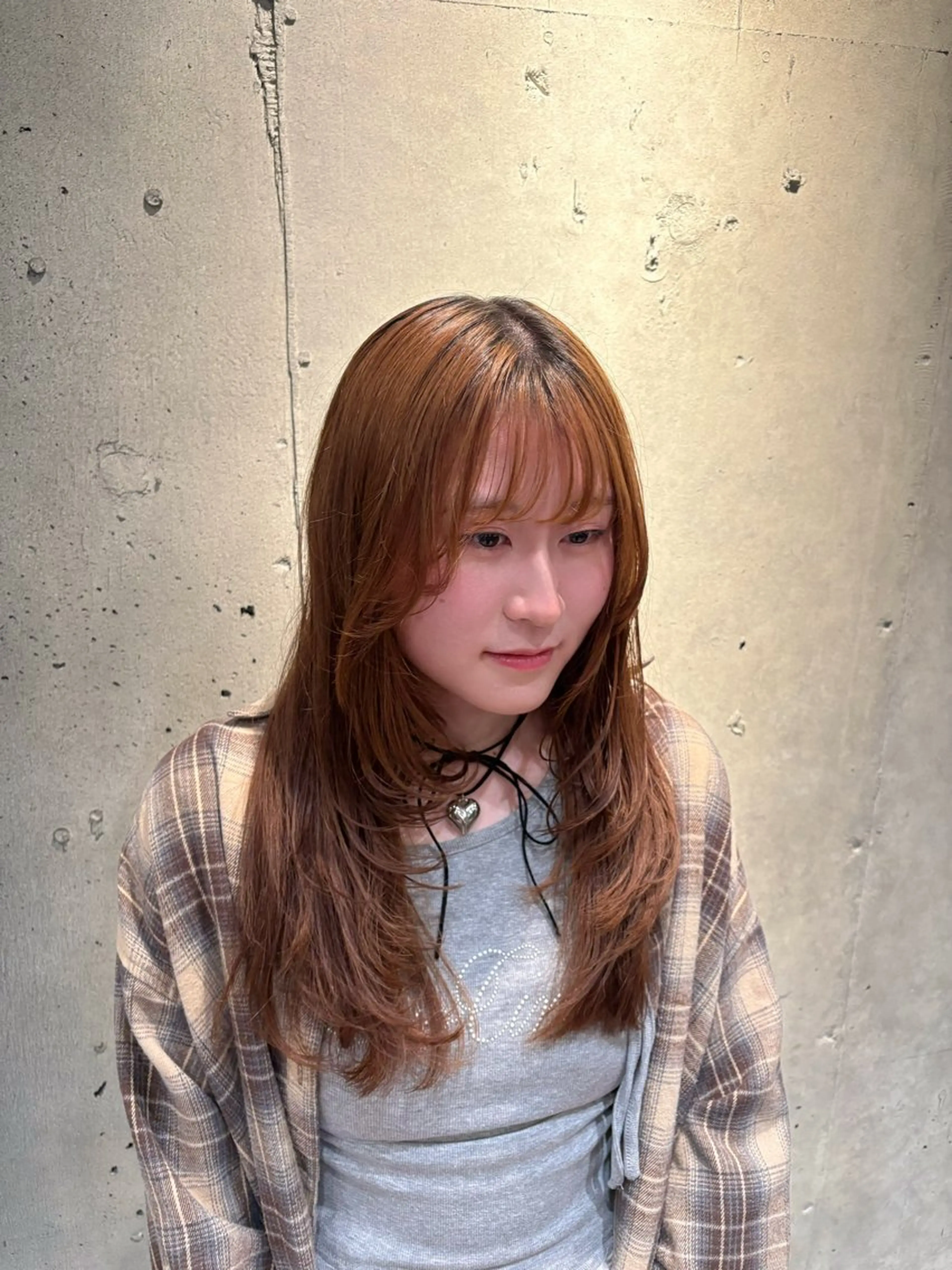 ロング ［縮毛矯正／レディ ースカット］はるのりのヘアスタイル