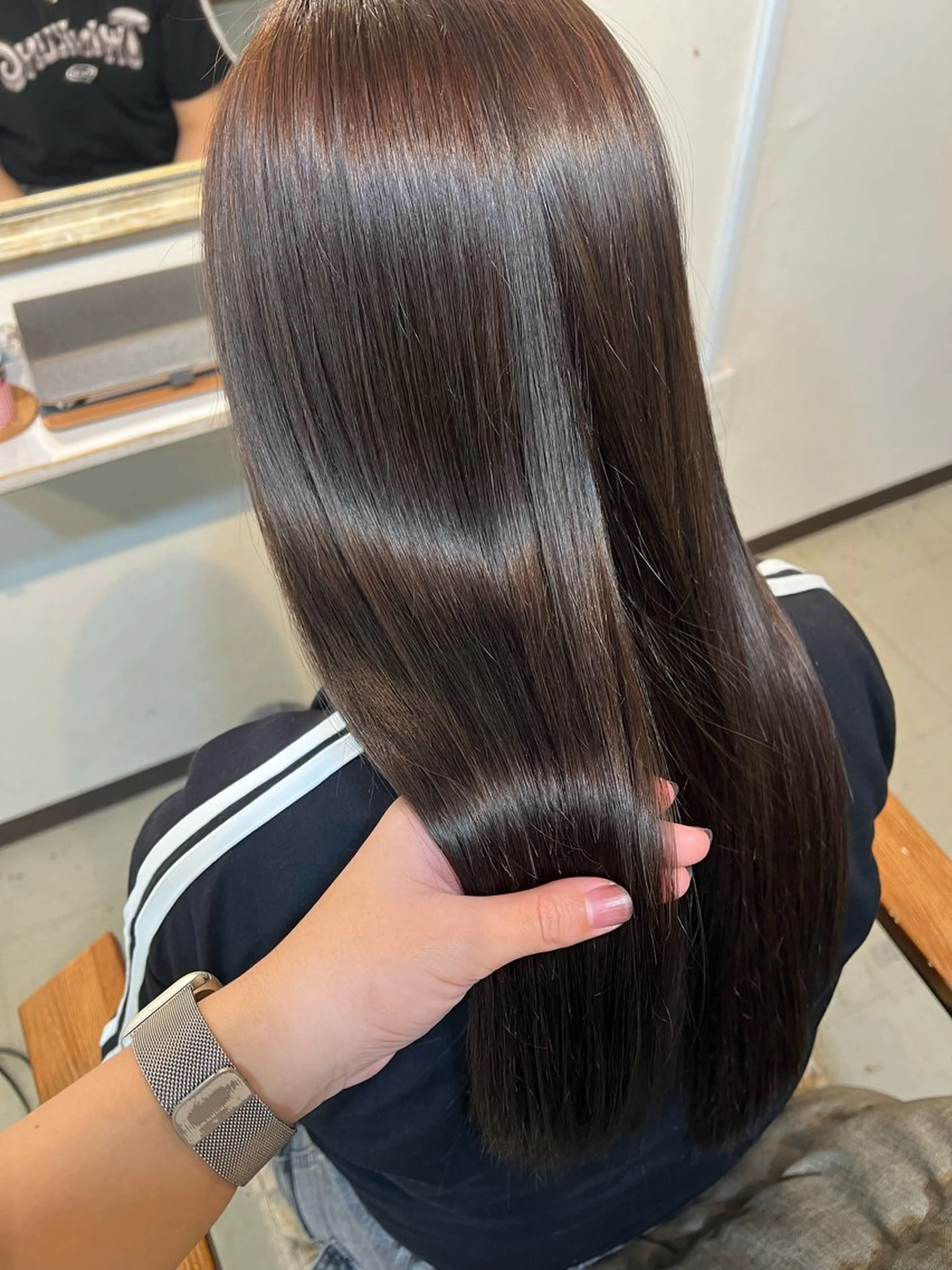 カラー ブリーチ Sherry/R 三川町 ayakaのヘアスタイル