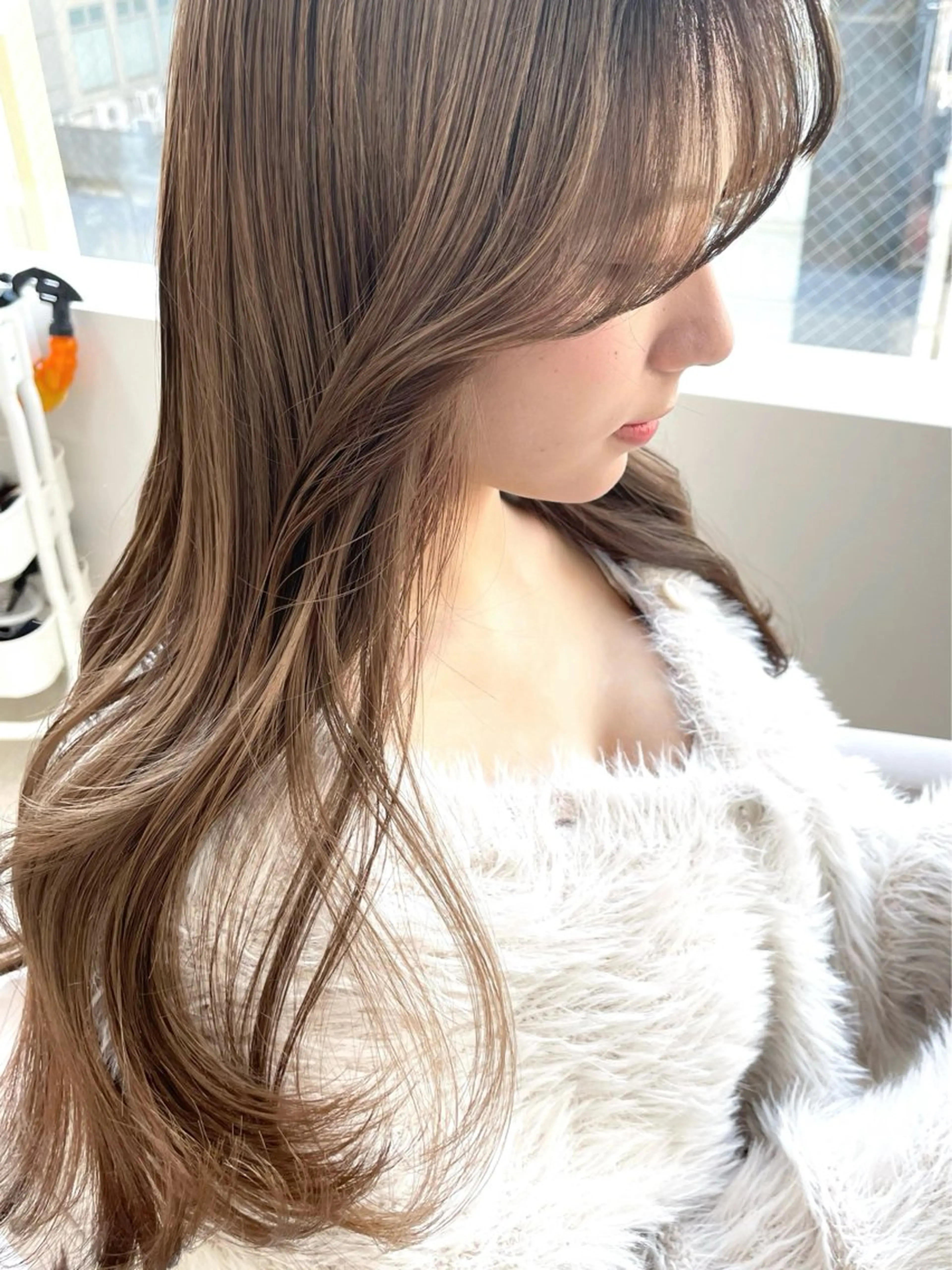 ロング カラー 🇰🇷韓国風くびれ ヘア🇰🇷中村優大のヘアスタイル