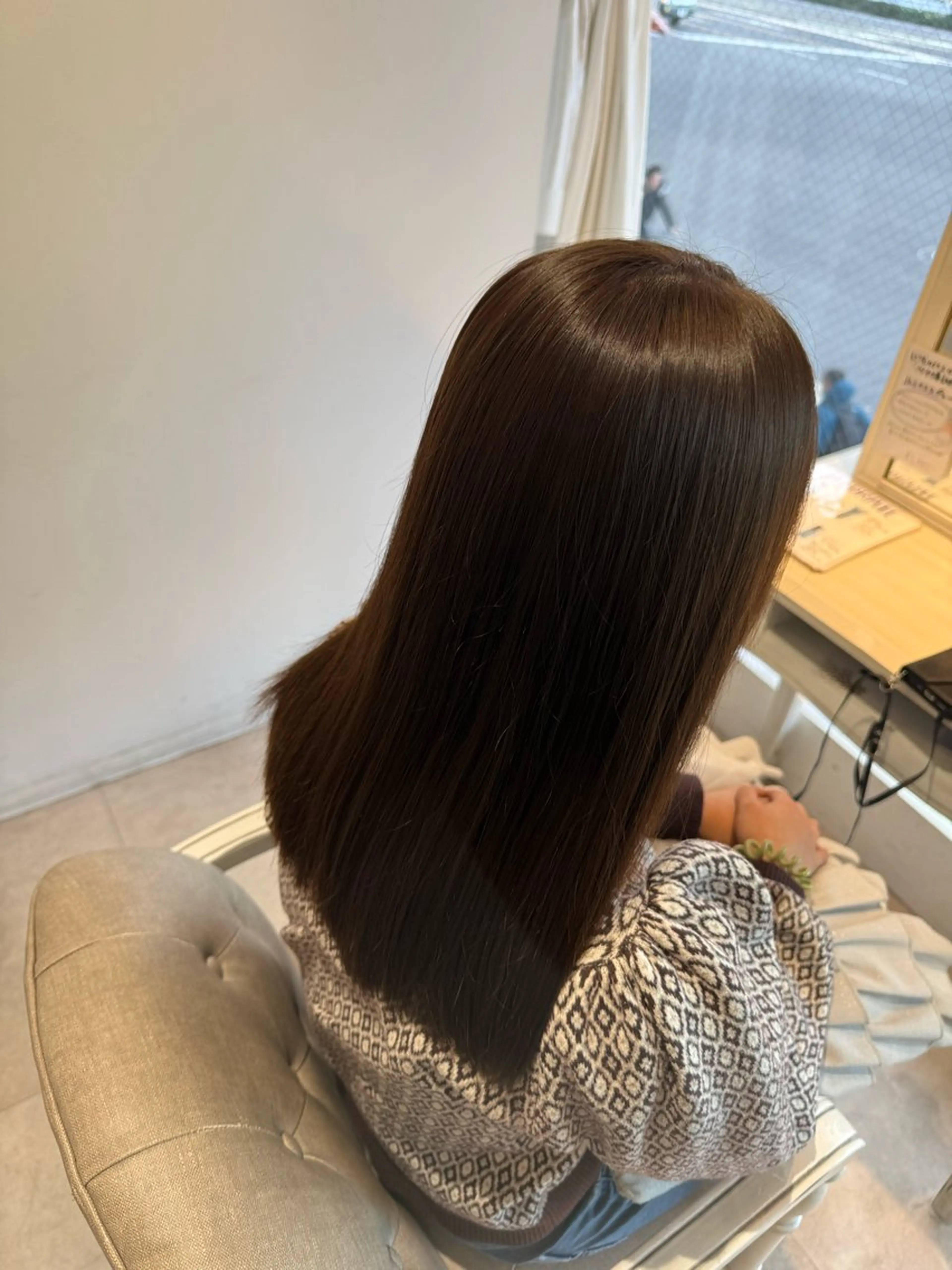 ロング カラー ベージュカラー カット ヘアカラー CreBiA -Rukiya-のヘアスタイル