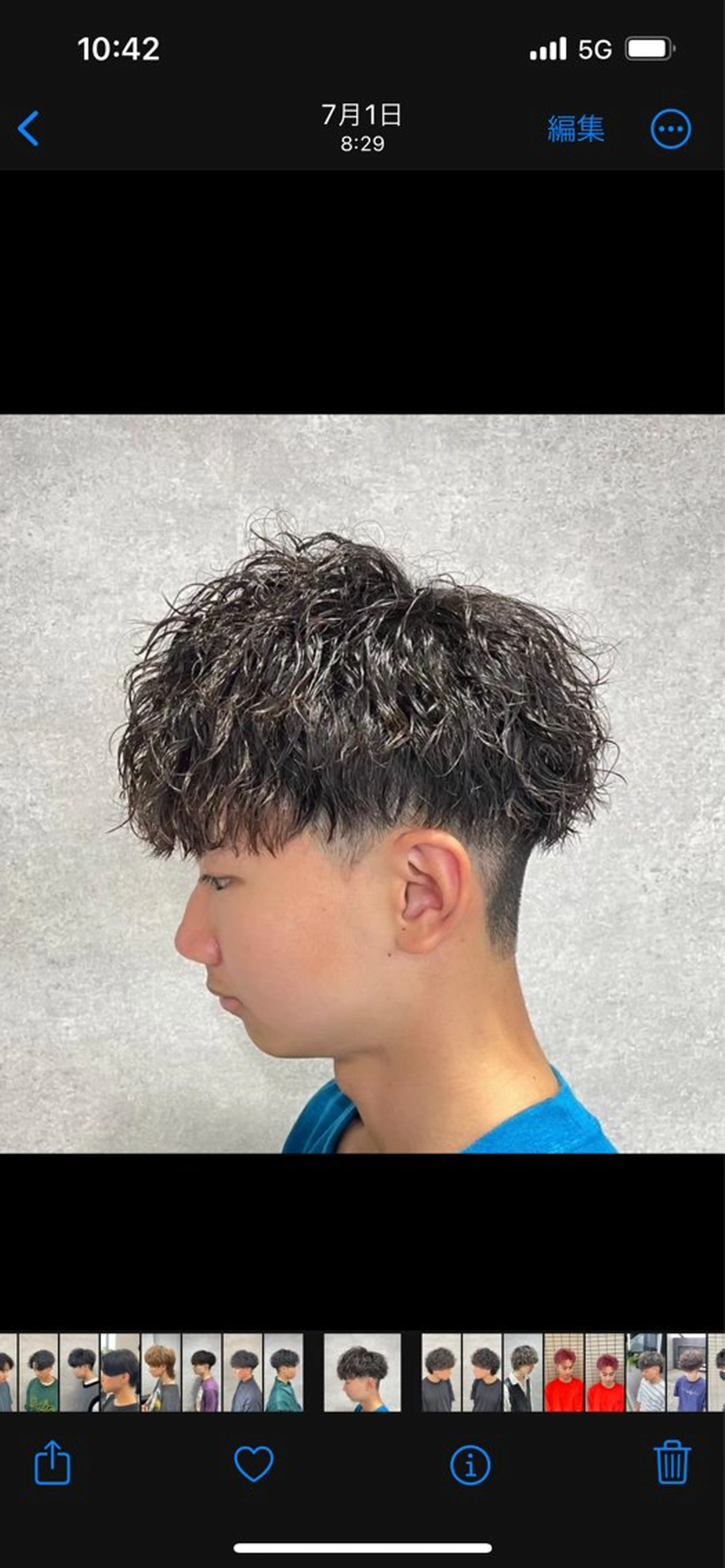 ショート パーマ メンズ 🖤Ayumi🖤 メンズ特化❤️‍🔥のヘアスタイル