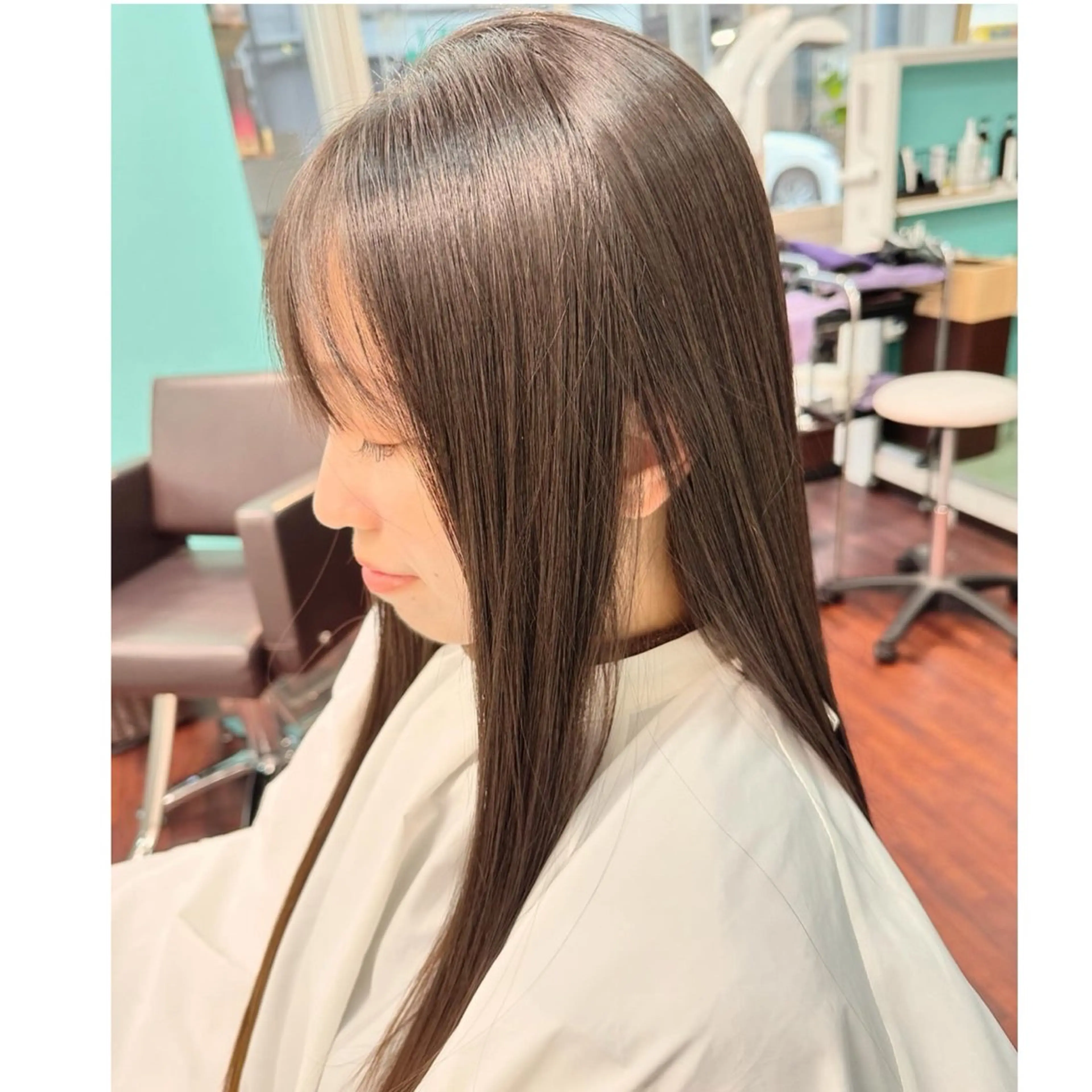 ロング 三原 友美のヘアスタイル