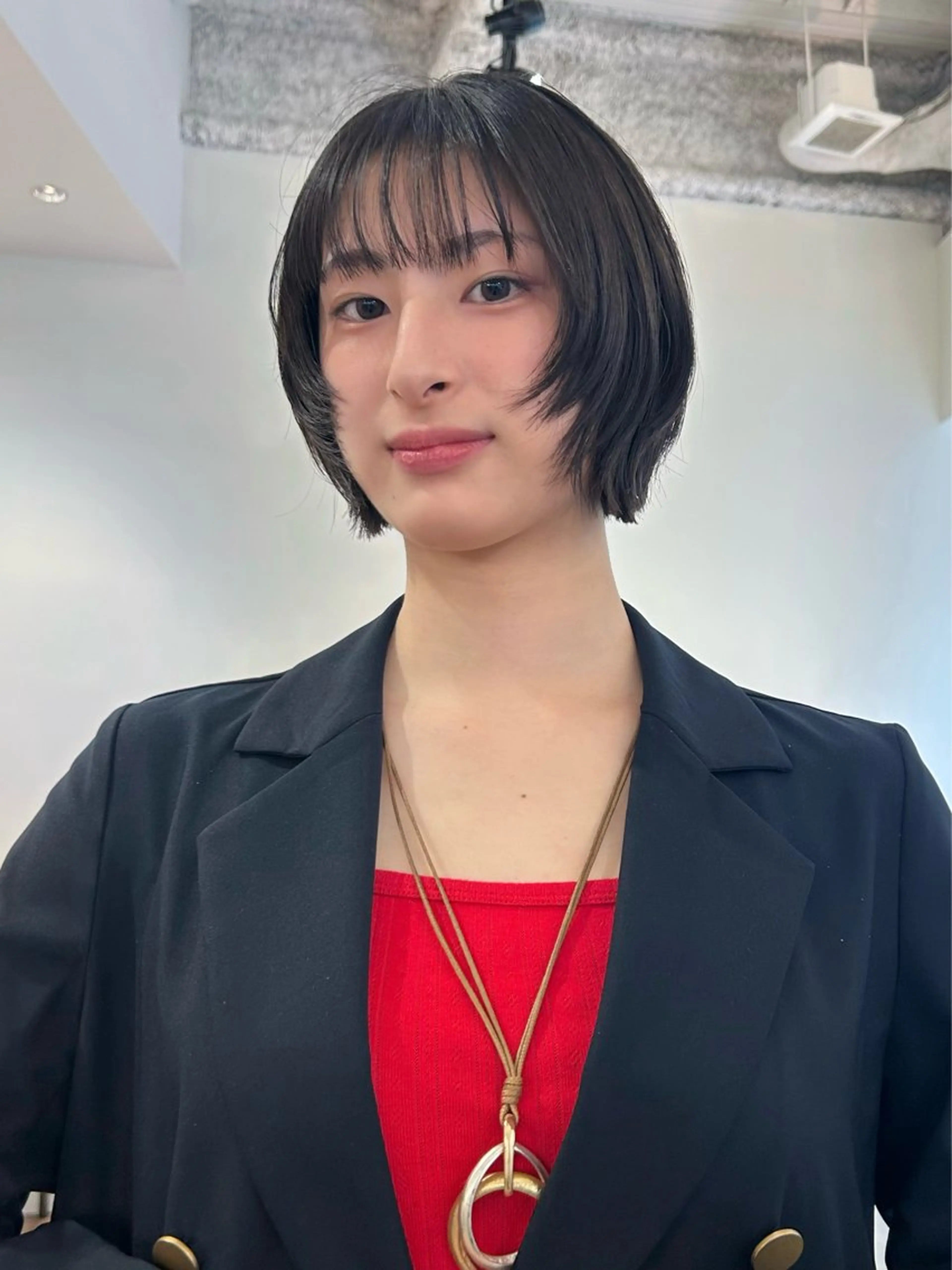 ショート ボブ レイヤーカット カット ボブ/レイヤー 大阪梅田/きょうかのヘアスタイル