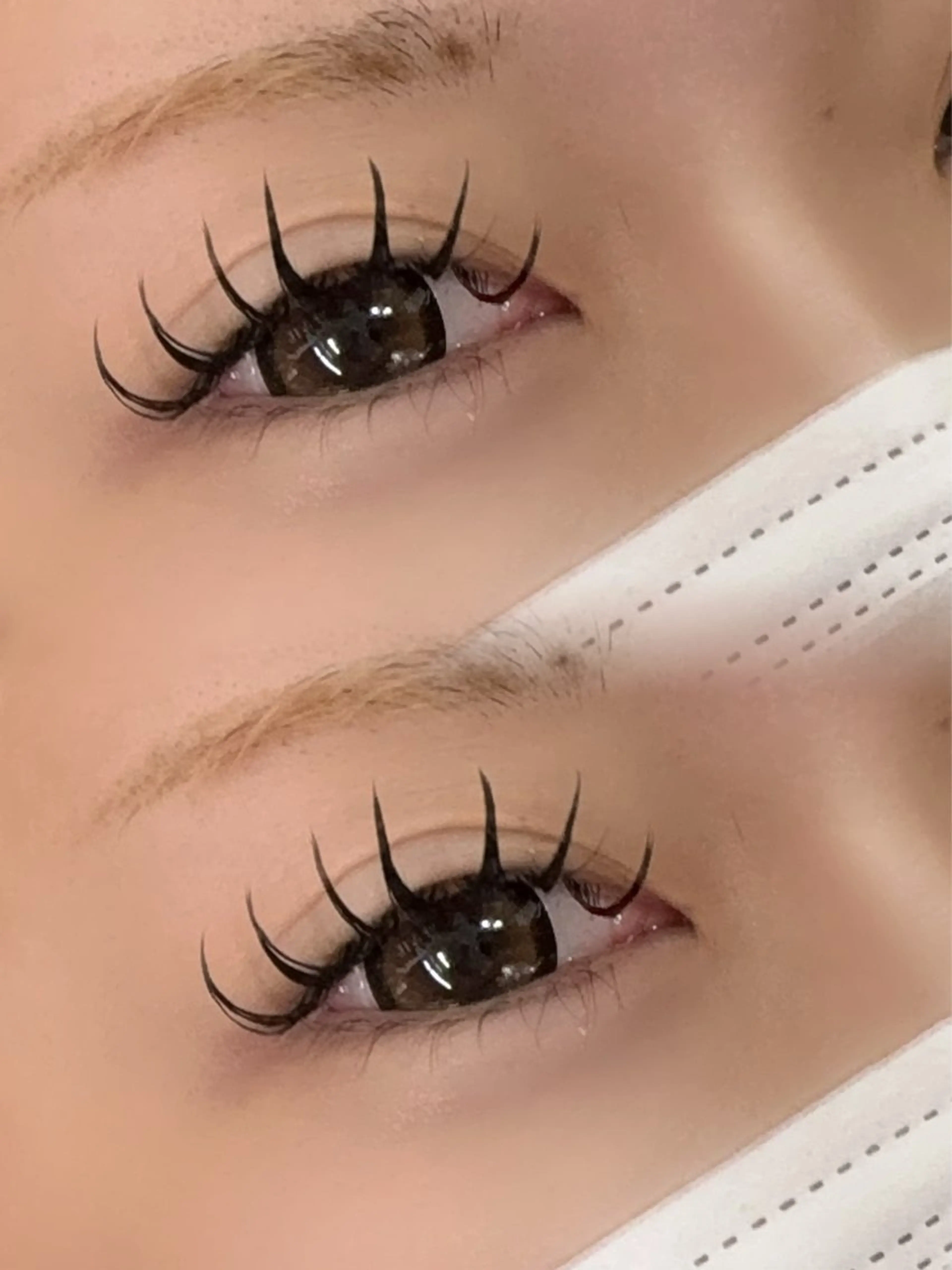 マツエク・マツパ バインドロック 束感まつ毛 フラットラッシュ パリジェンヌラッシュリフト まつげパーマ nun/ akari🎀のマツエク・マツパデザイン