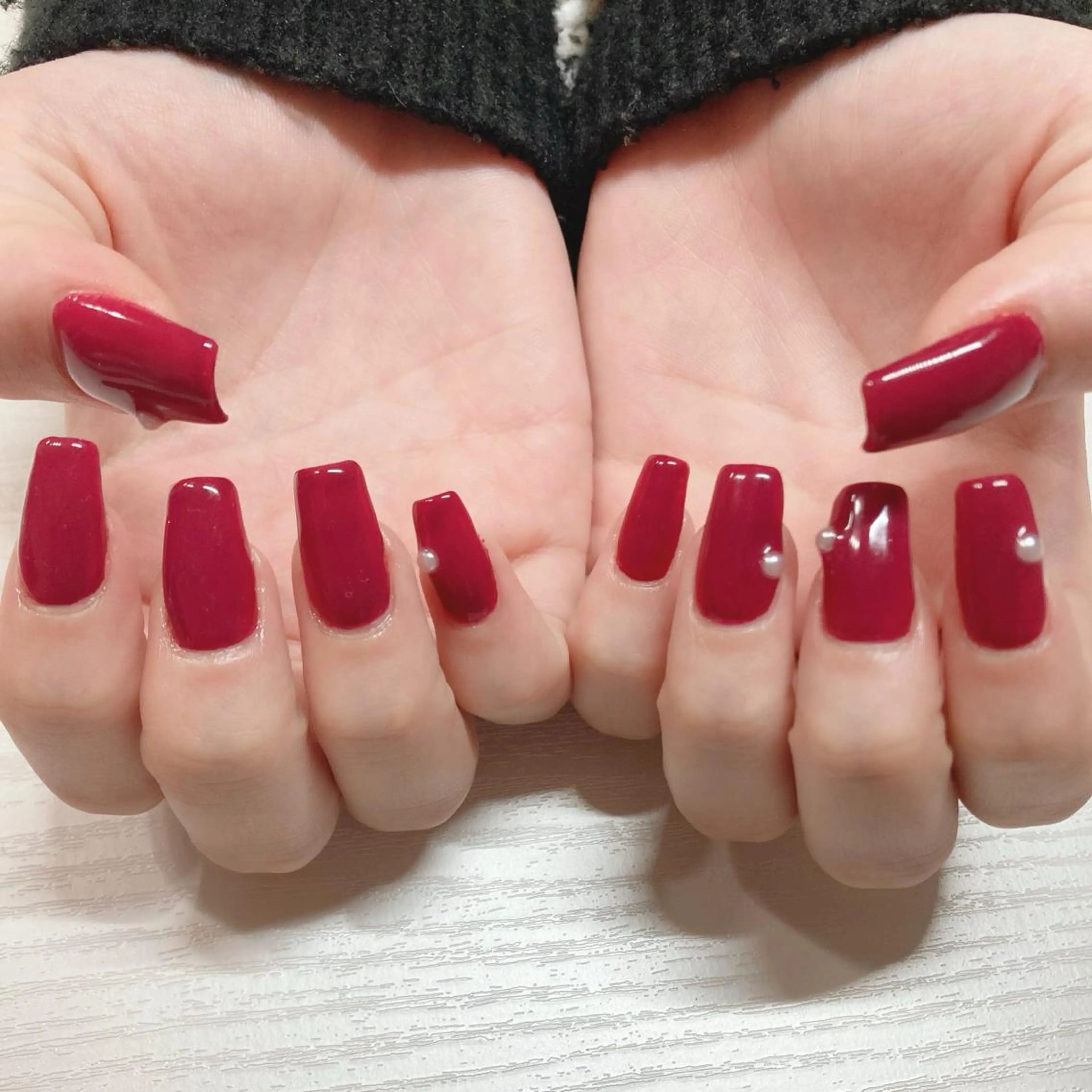 ネイル アートネイル ワンカラーネイル スカルプネイル BellaLuna NAILのネイルデザイン