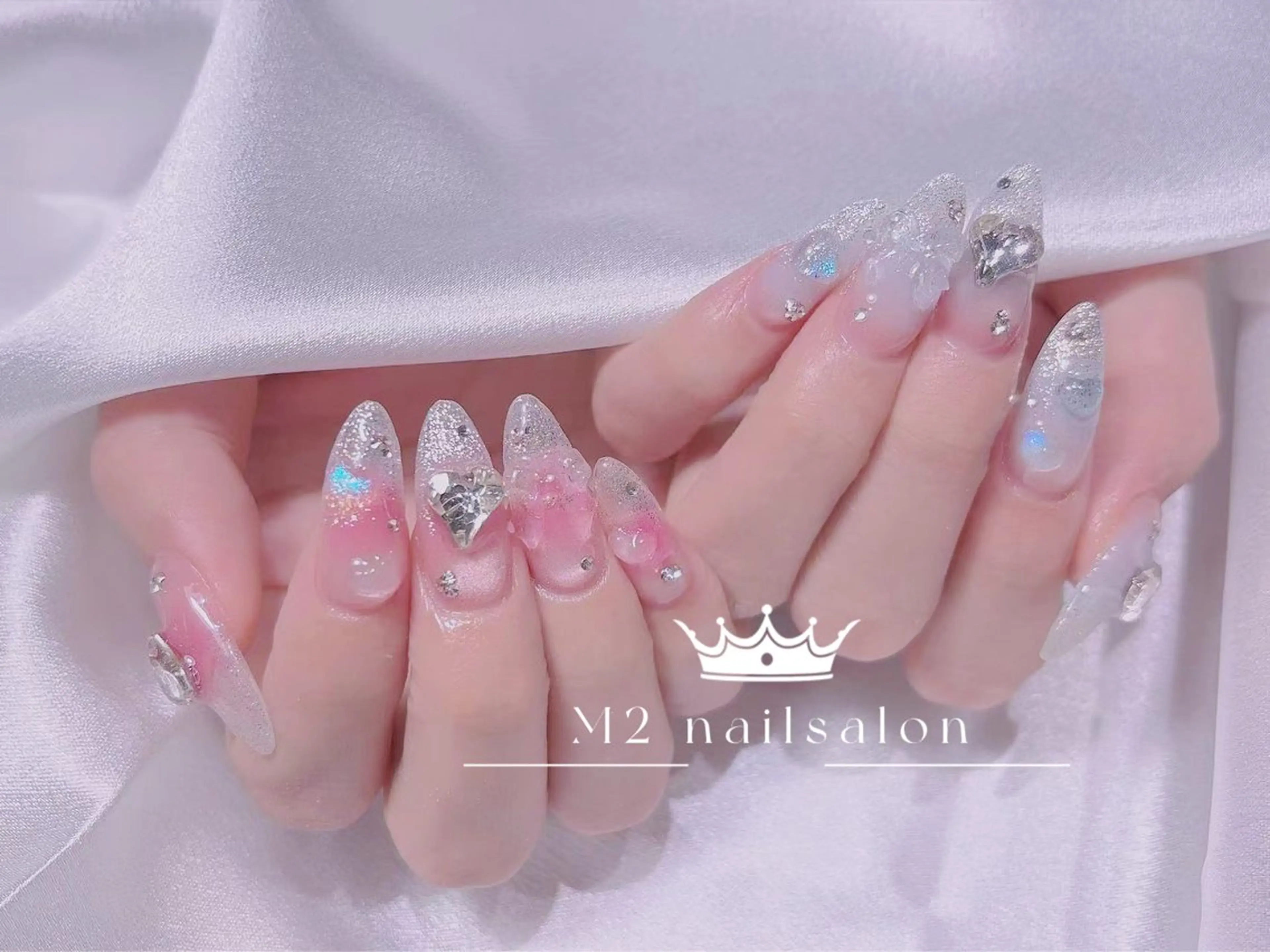 ネイル ハンドネイル 長さだし専門店 M2 rikaのネイルデザイン