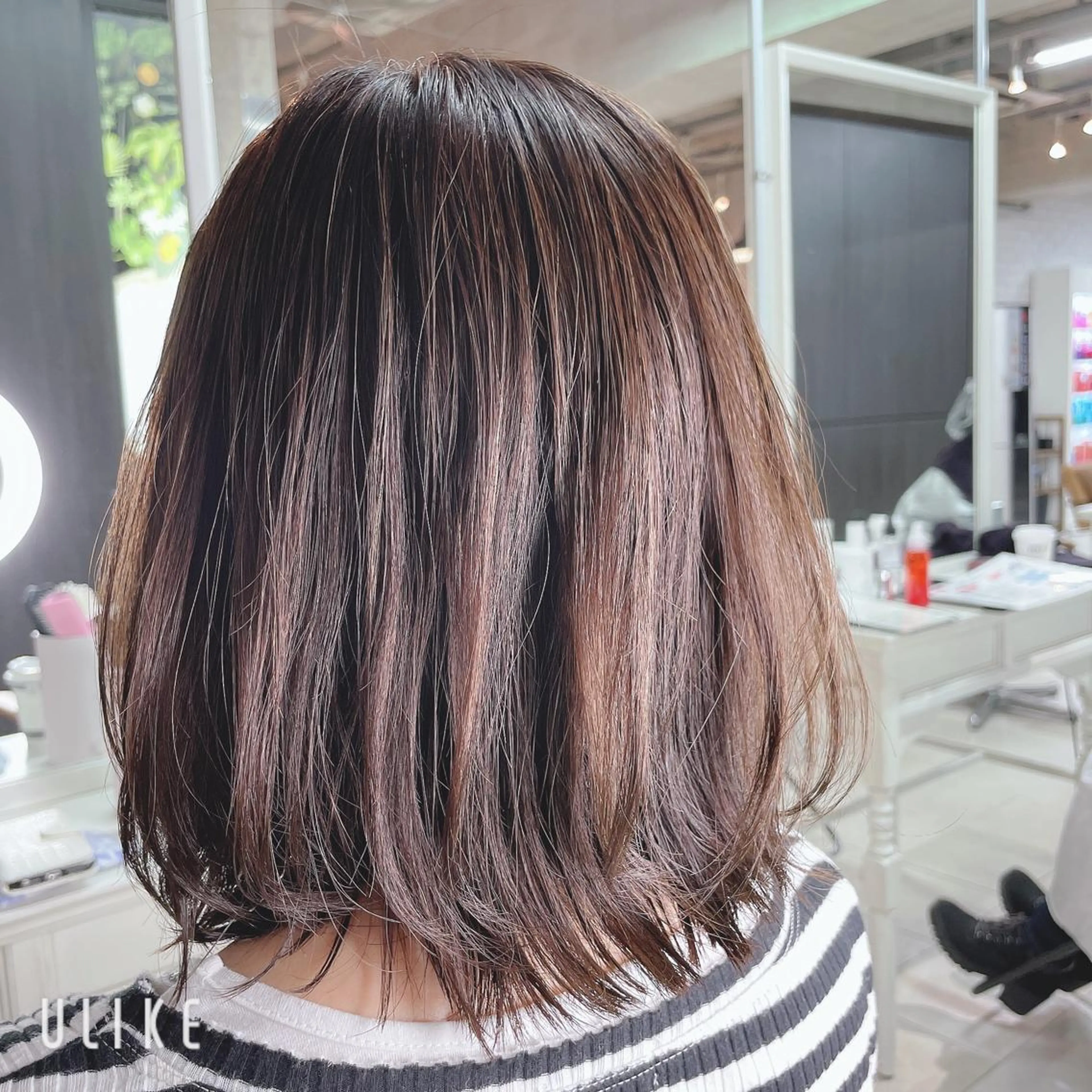 ミディアム 髪質改善/ボブ/韓国 レイヤー💫あらいのヘアスタイル