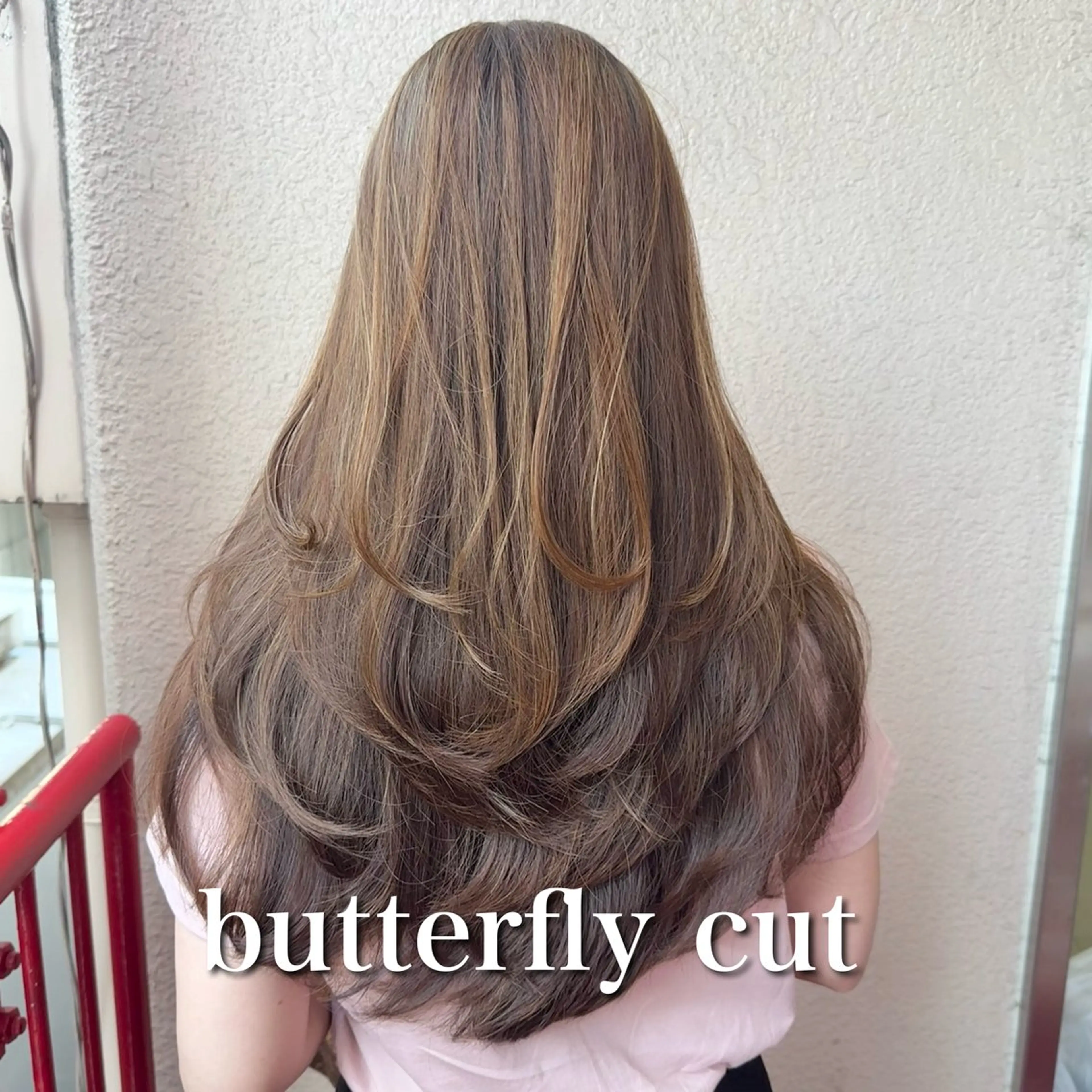 セミロング カラー レイヤーカット layercut✂️のヘアスタイル