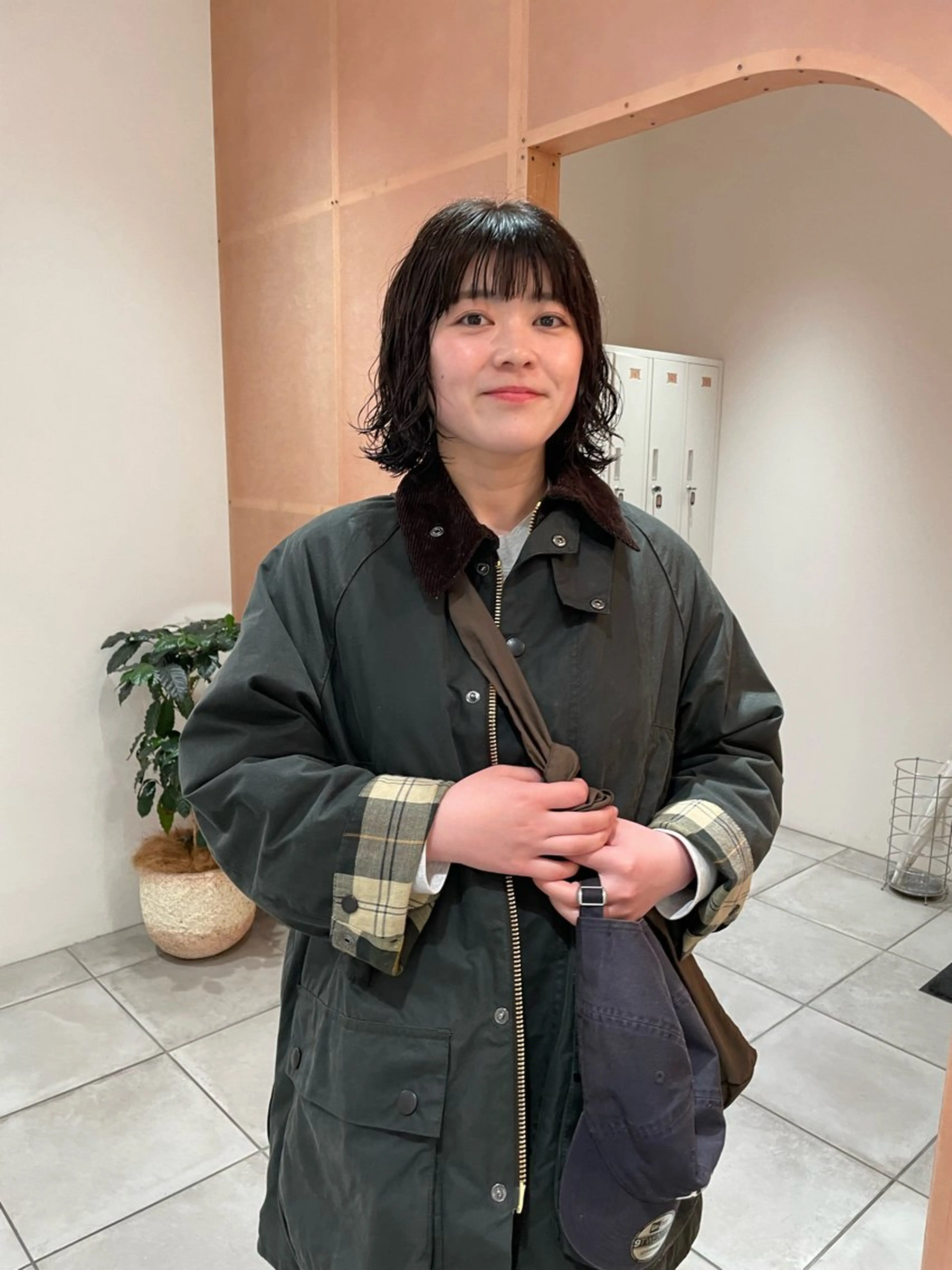 ショート カラー パーマ カット パーマ トリートメント 前原  千尋のヘアスタイル