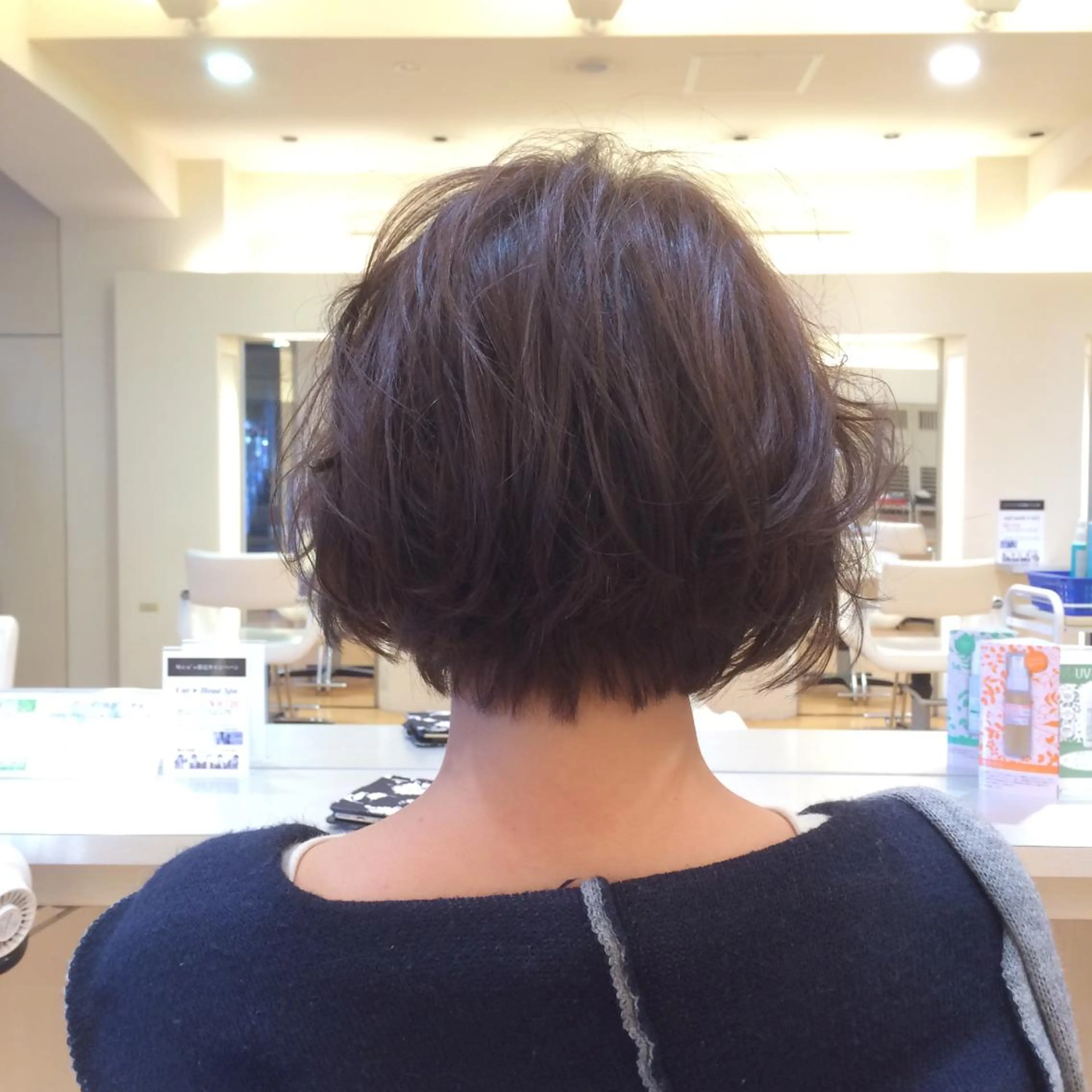 ショート カラー アッシュ アッシュブラウン ブラウンカラー タジマ ヤスヒサのヘアスタイル