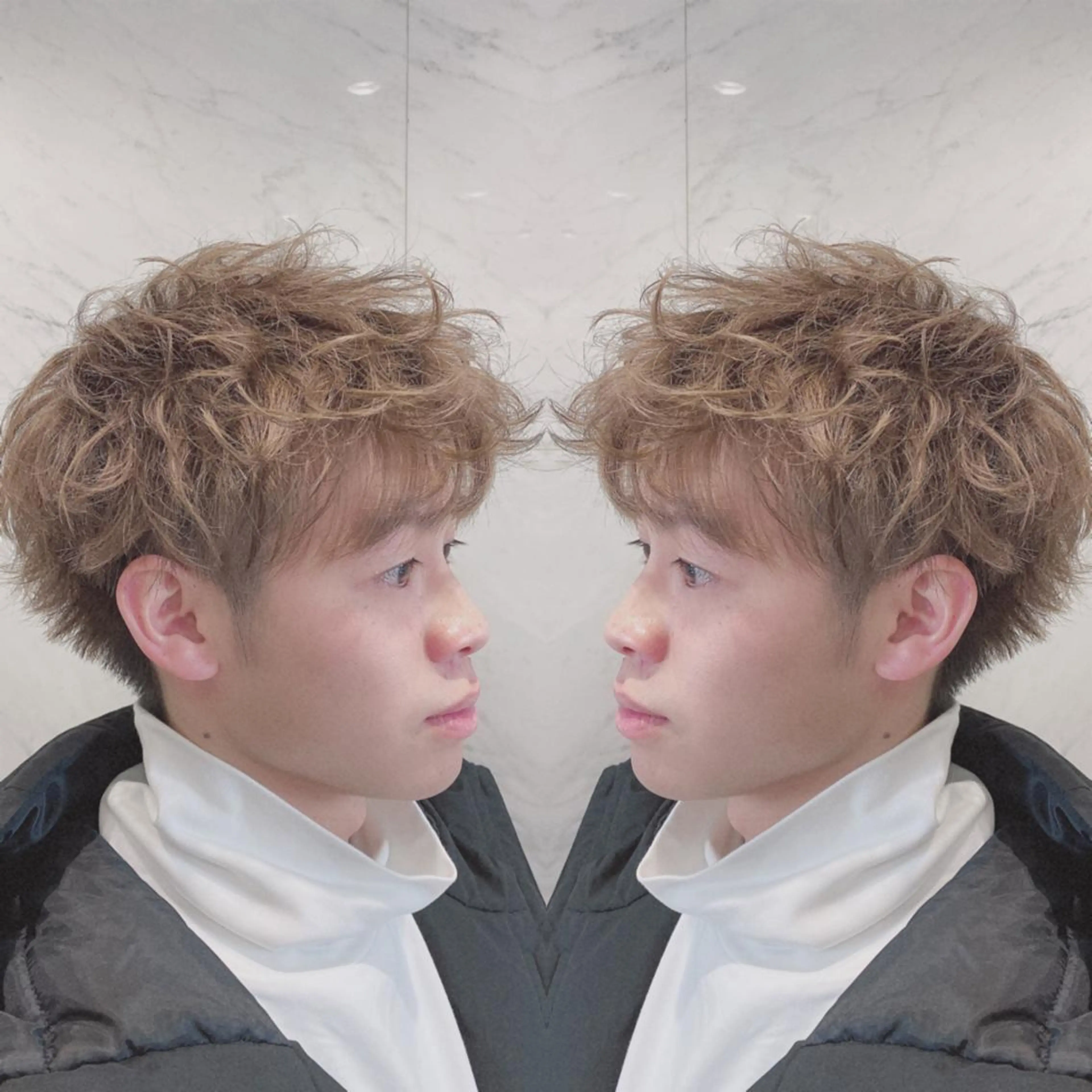 ショート カラー メンズ カット ヘアカラー 重政 和樹のヘアスタイル