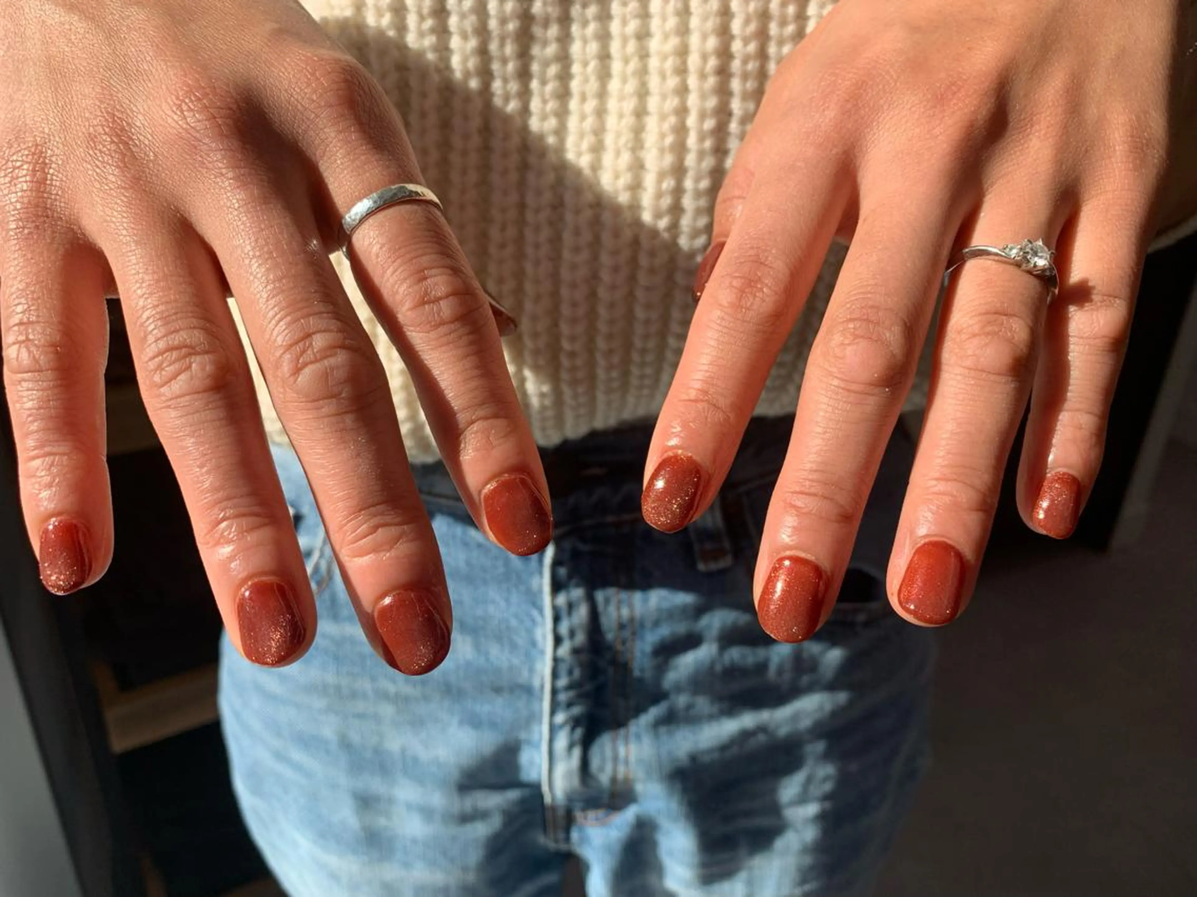 ネイル マグネットネイル マグネットワンカラー ワンカラーネイル マキノ ユイのネイルデザイン