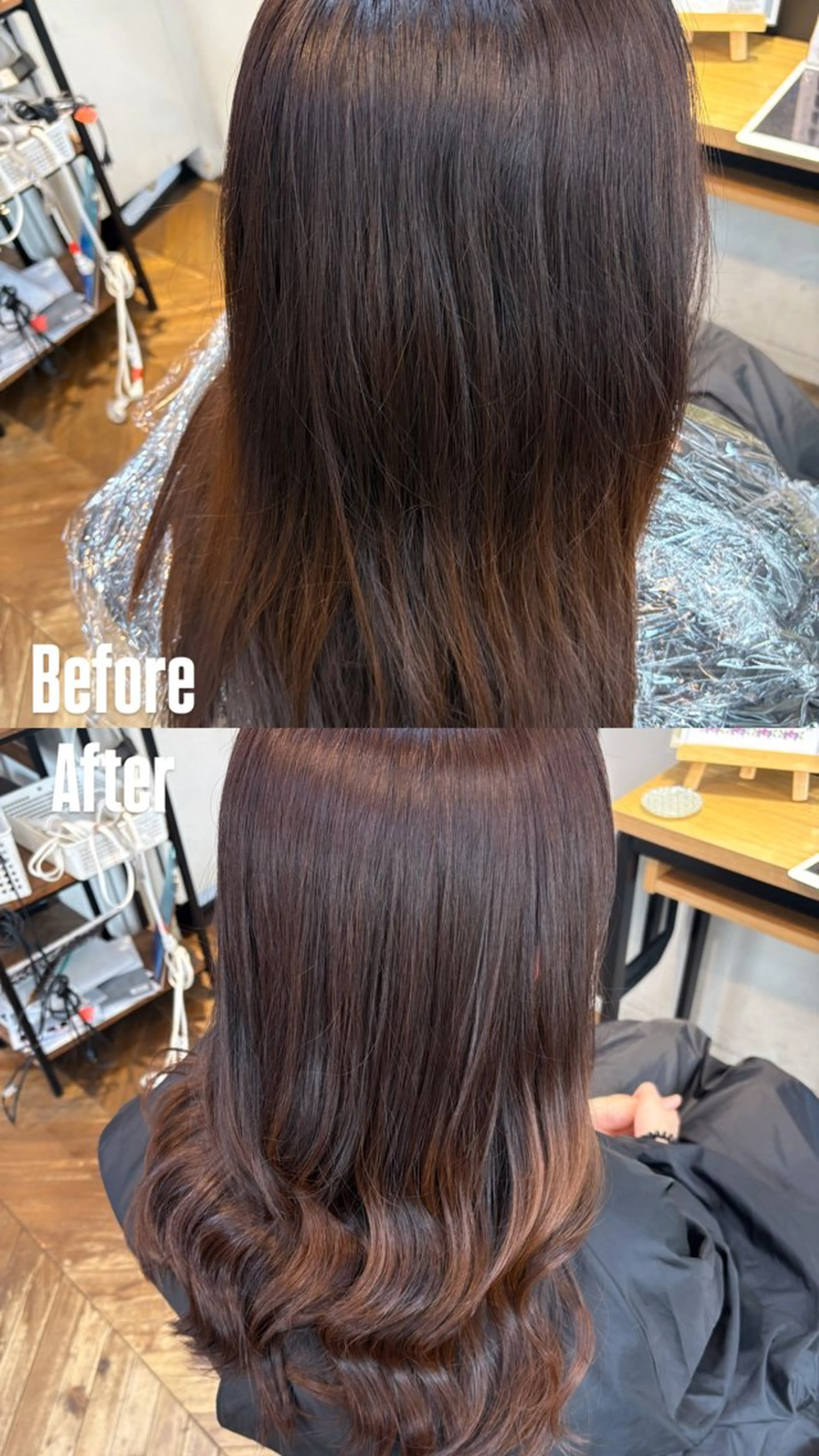 ロング ピンクブラウン 🪷est hair Lunaのヘアスタイル