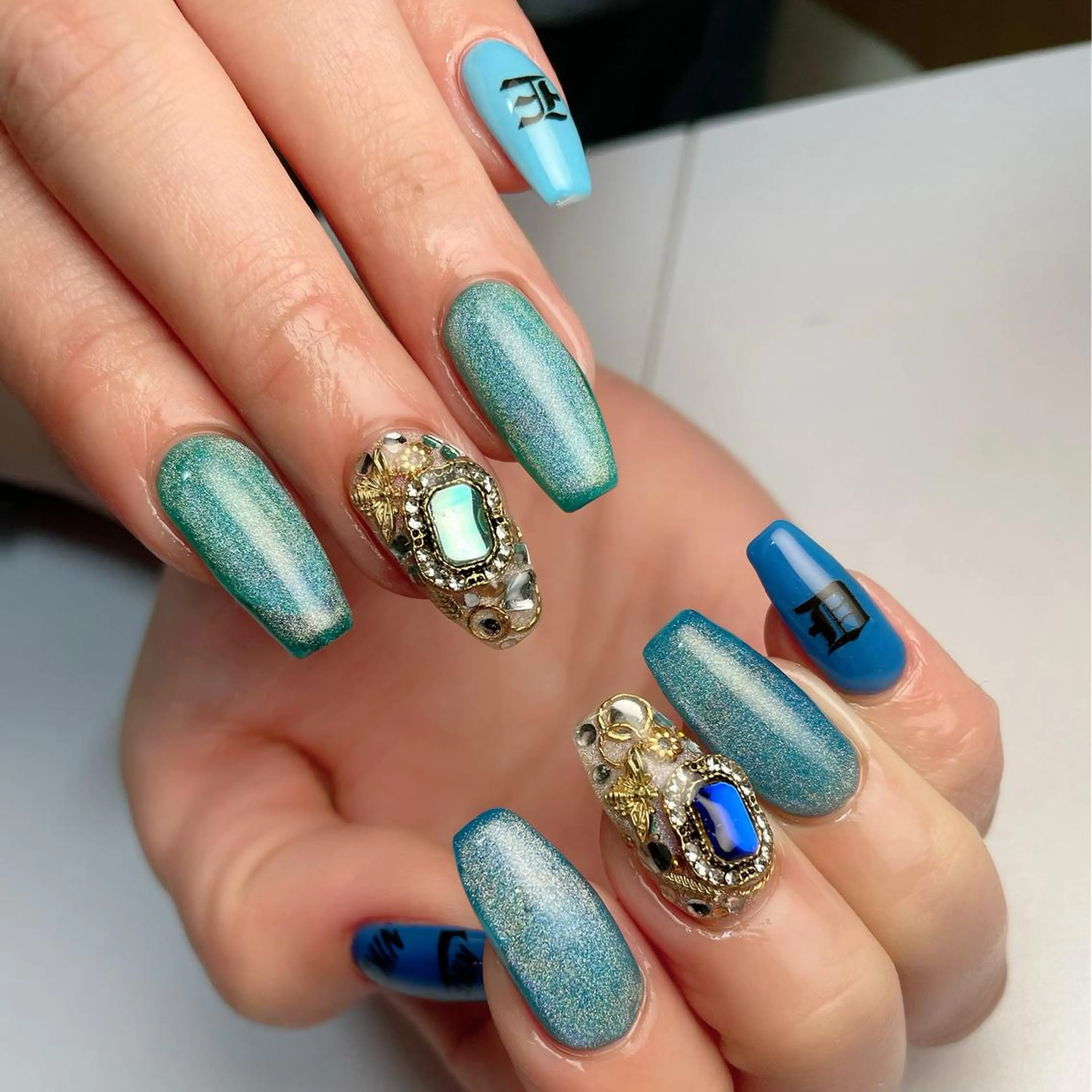 ロング ネイル 下妻ネイルサロン/ パラジェルのネイルデザイン