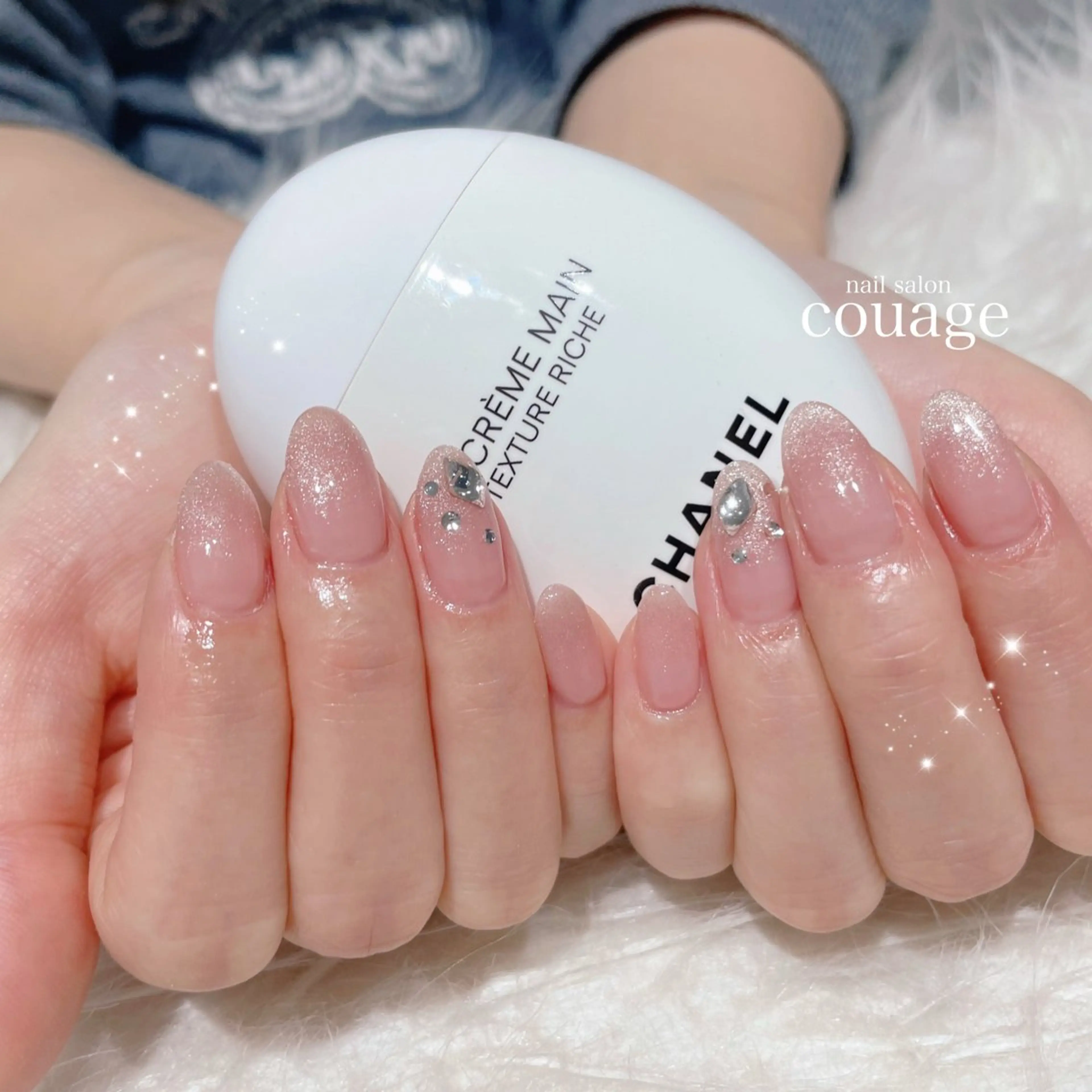 ネイル グラデーション マグネットネイル ハンドネイル ネイルサロン courageのネイルデザイン